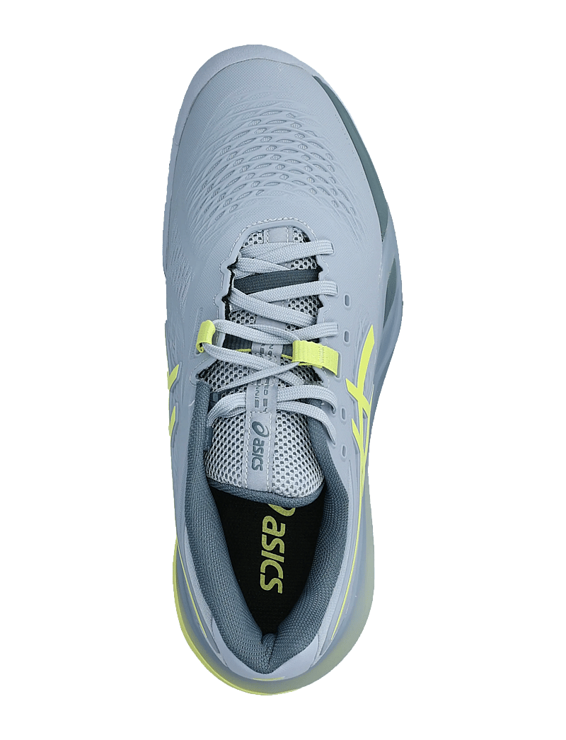 Asics - GEL-RESOLUTION X CLAY - tennisschoenen - grey blue/pistachio - 3