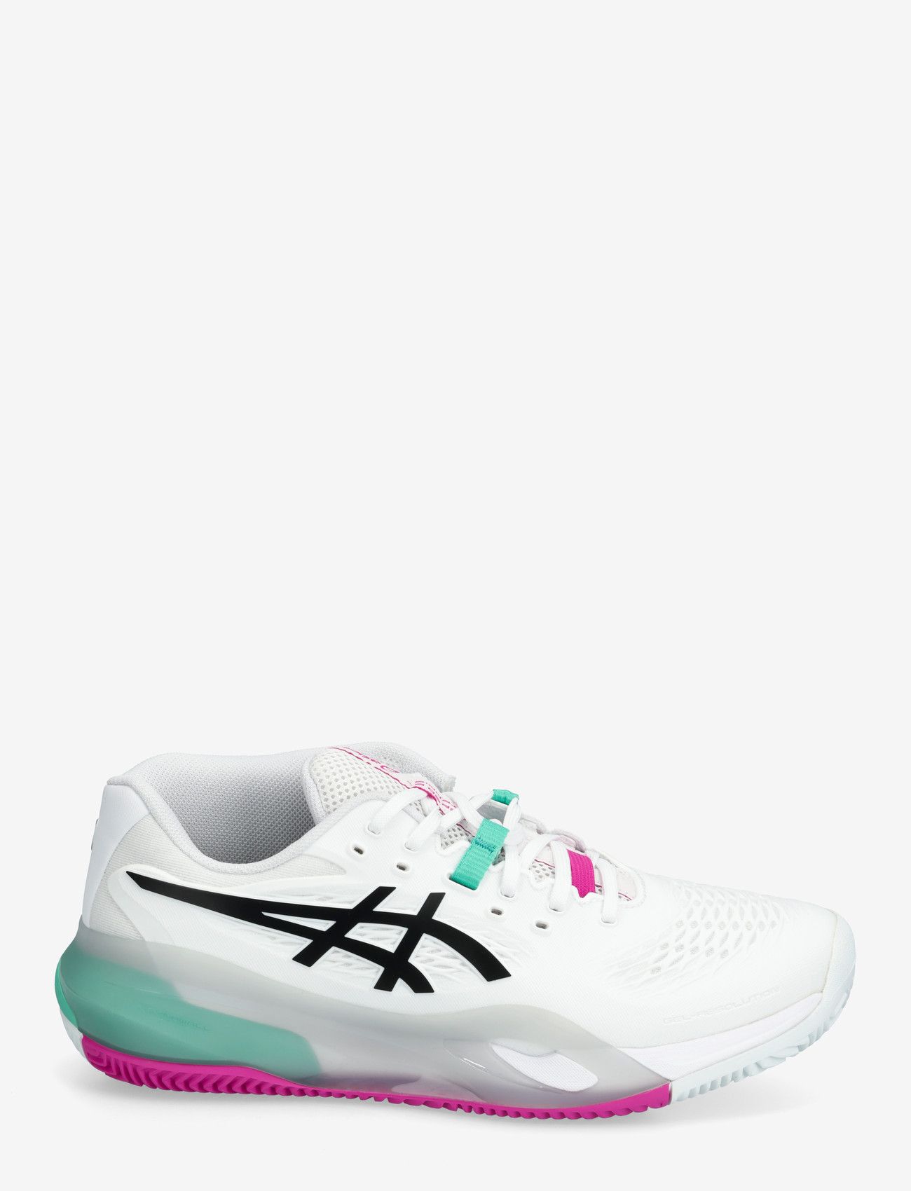 Asics - GEL-RESOLUTION X CLAY - tennisschoenen - white/aurora green - 1