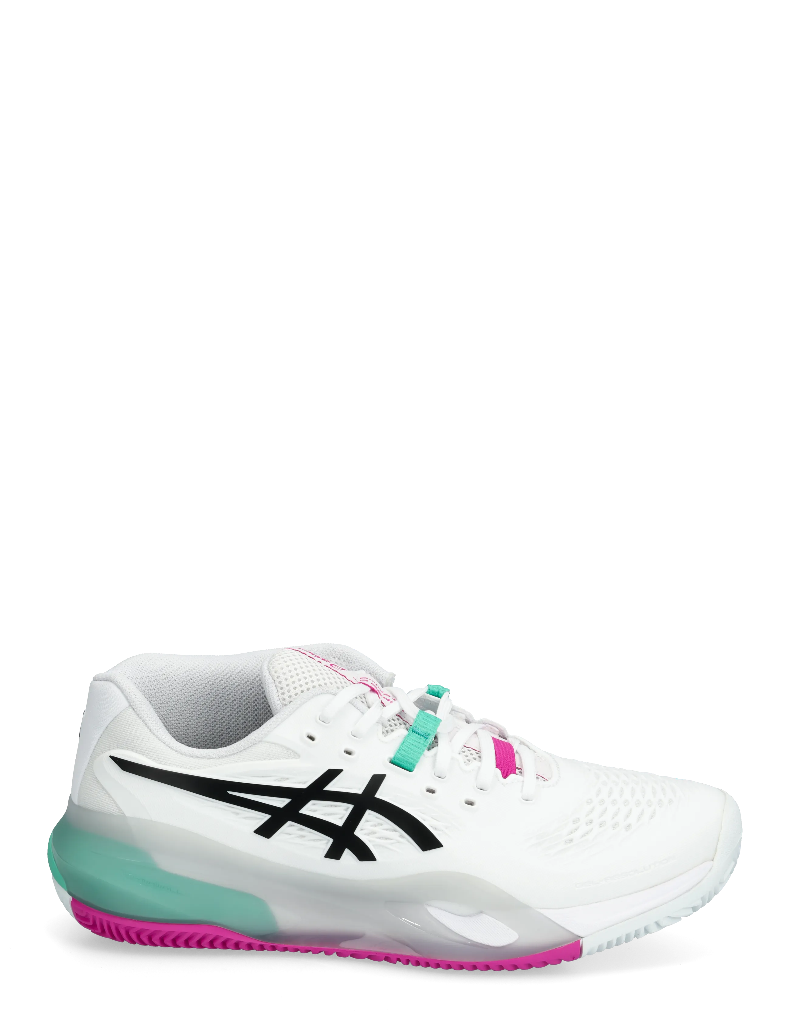 Asics - GEL-RESOLUTION X CLAY - tennisejalatsid - white/aurora green - 1