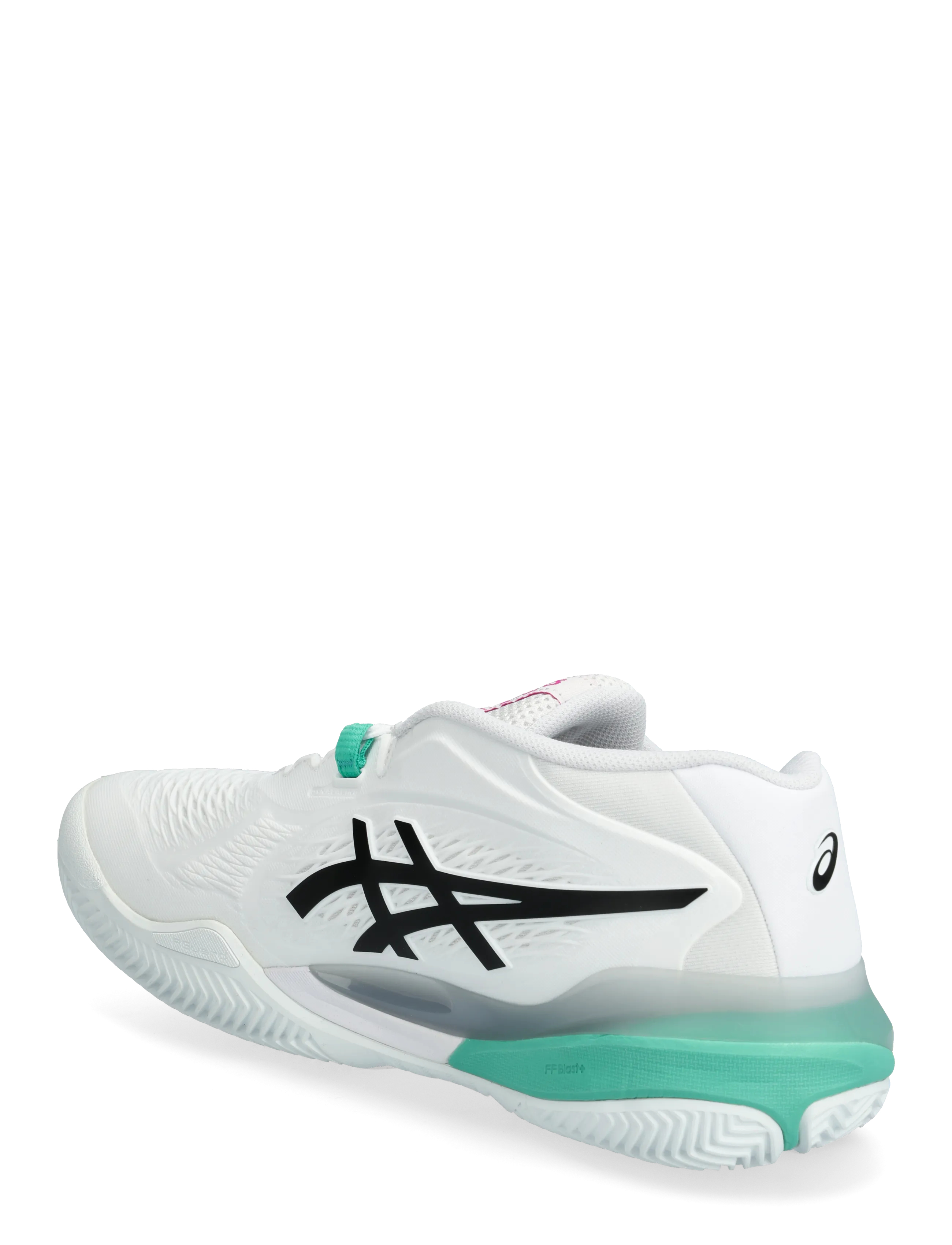 Asics - GEL-RESOLUTION X CLAY - tennisejalatsid - white/aurora green - 2