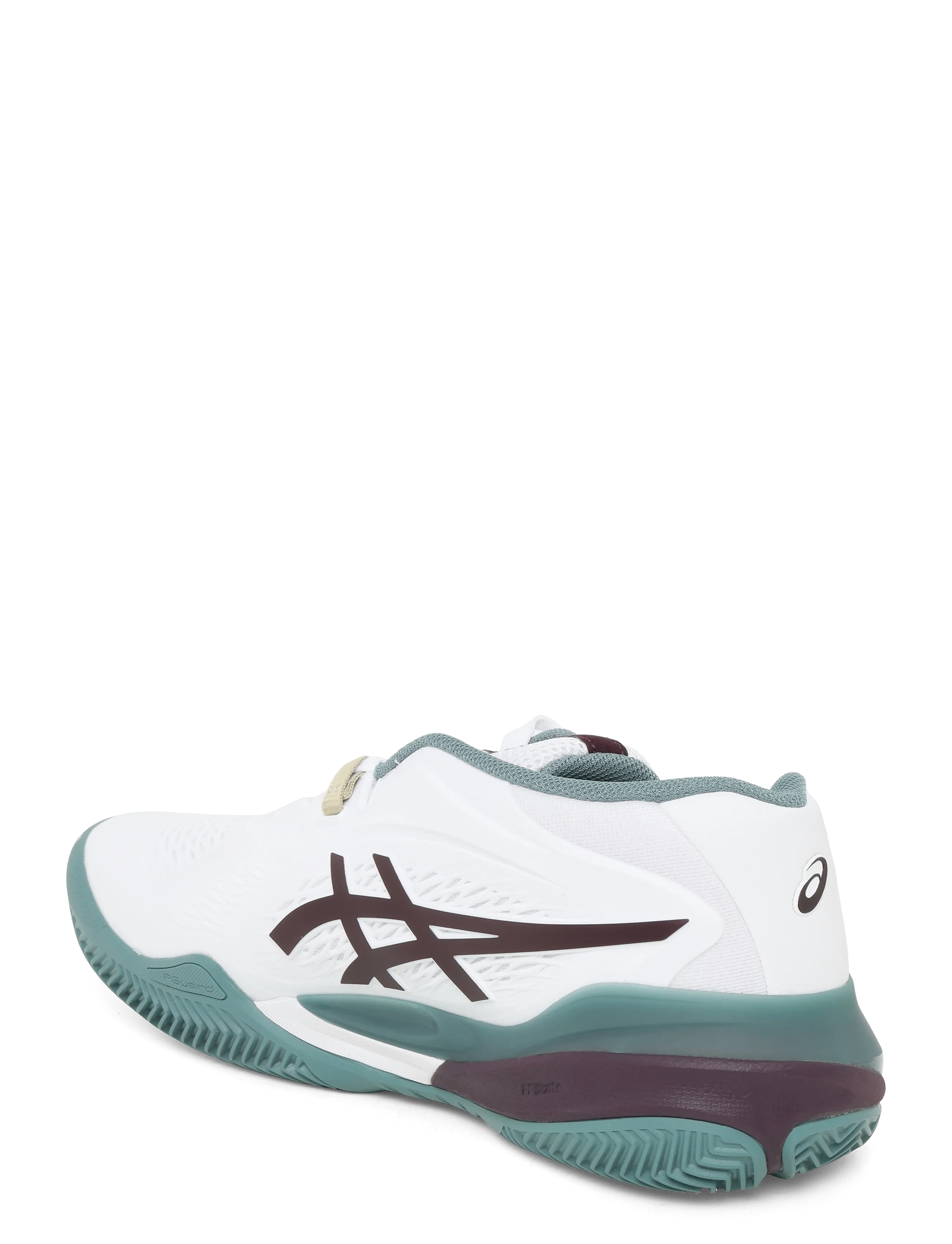 Asics - GEL-RESOLUTION X CLAY - tennissko - white/dark aubergine - 1