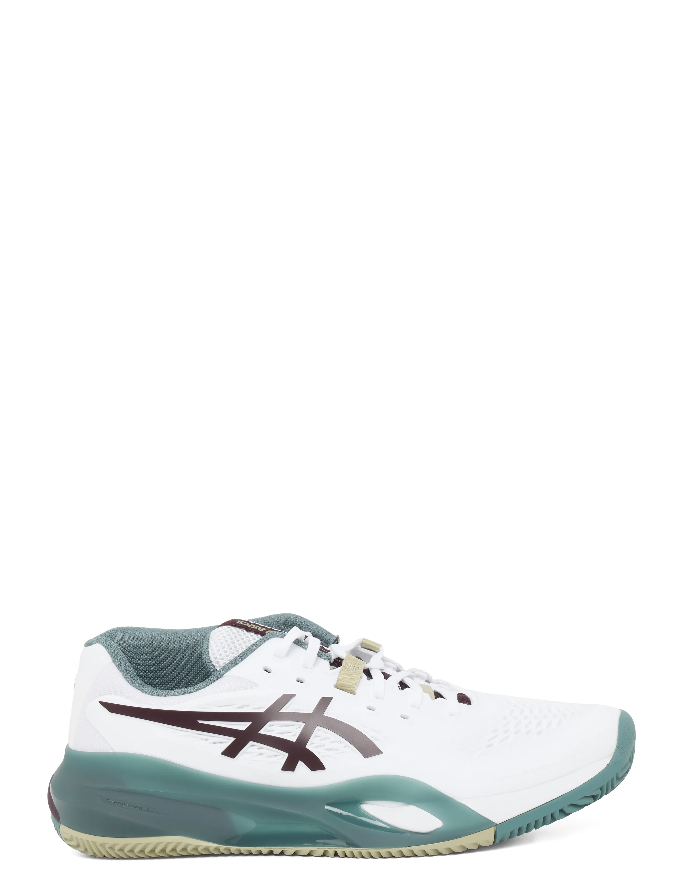 Asics - GEL-RESOLUTION X CLAY - tennissko - white/dark aubergine - 2