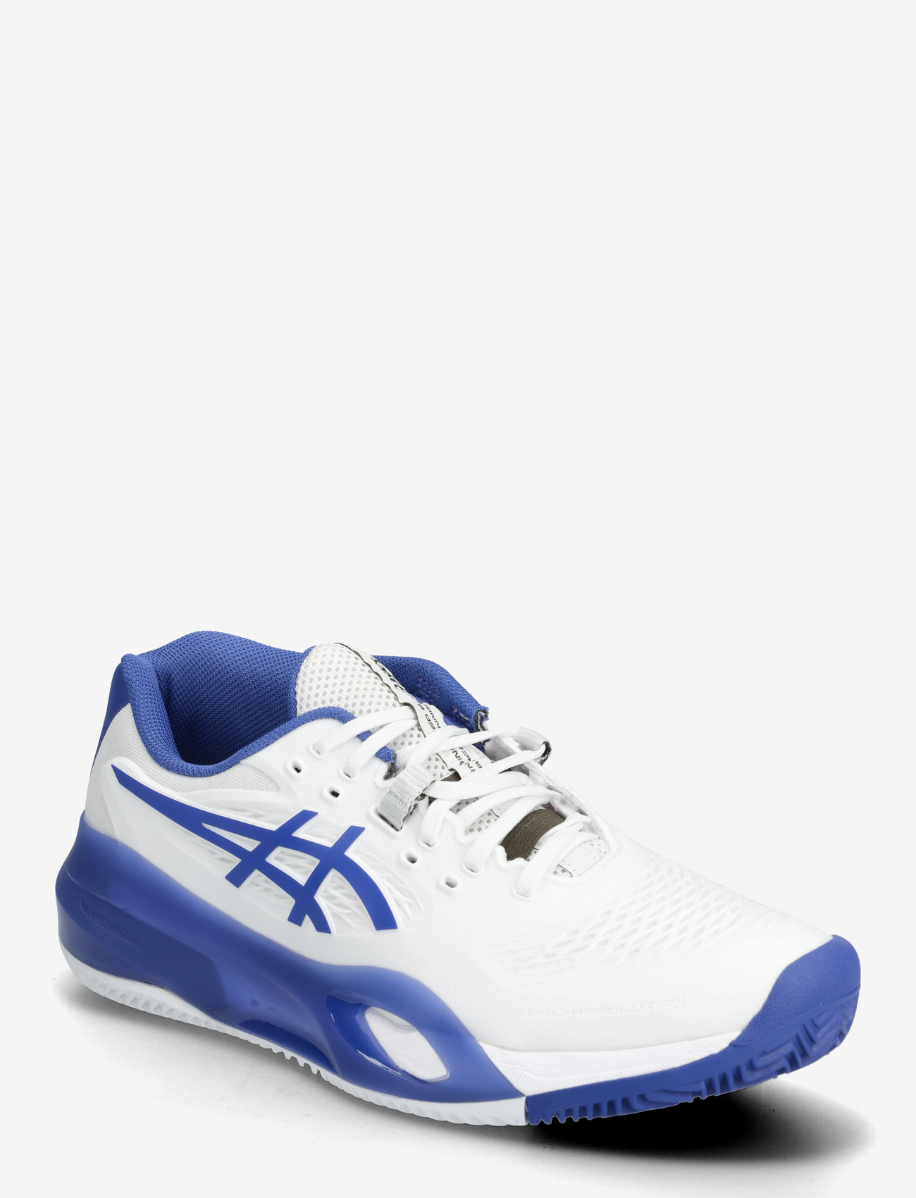 Asics - GEL-RESOLUTION X CLAY - tennisskor - white/dark cobalt - 0