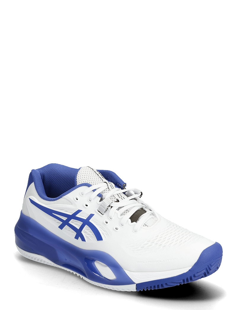 Asics - GEL-RESOLUTION X CLAY - tennis shoes - white/dark cobalt - 0