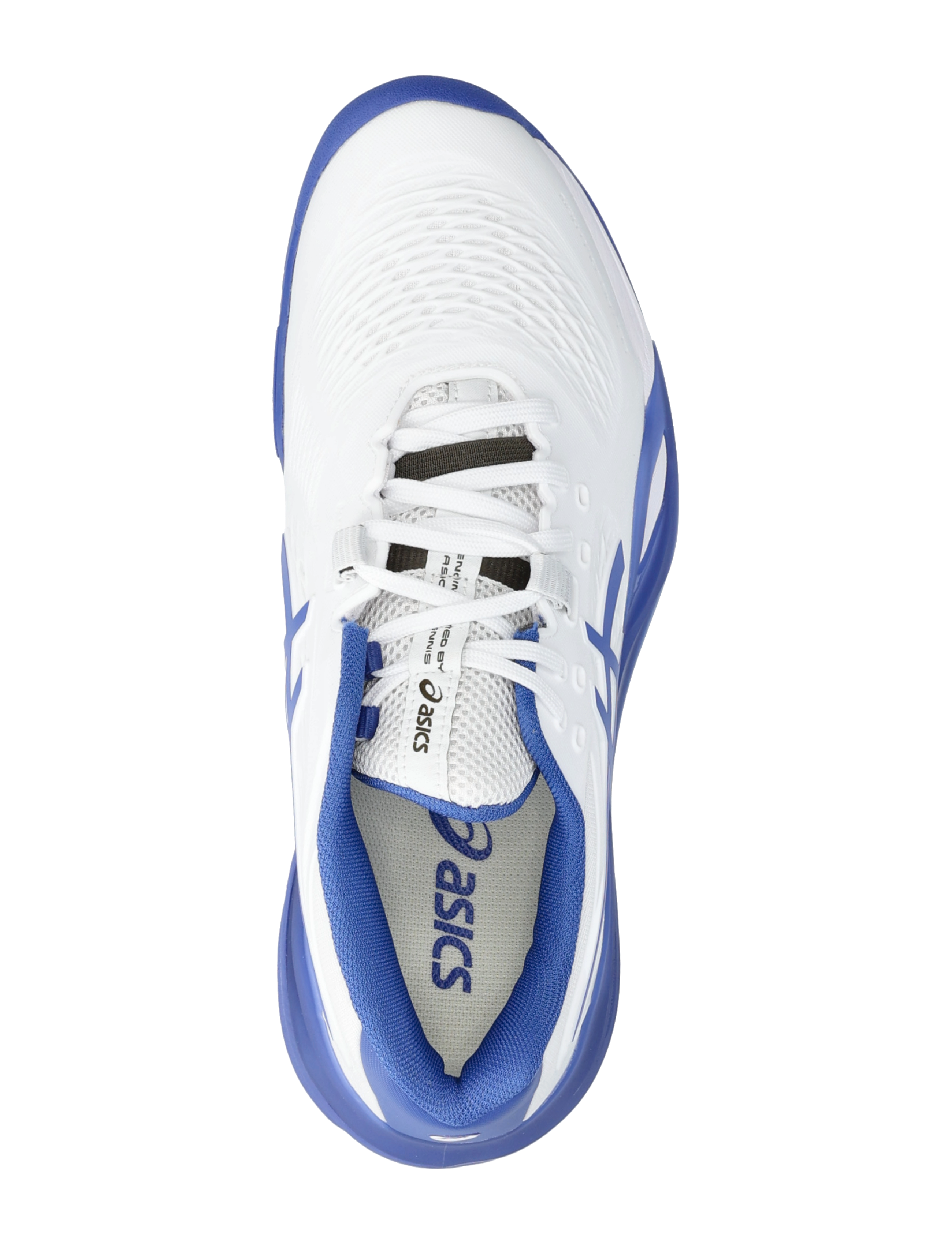 Asics - GEL-RESOLUTION X CLAY - tennissko - white/dark cobalt - 3