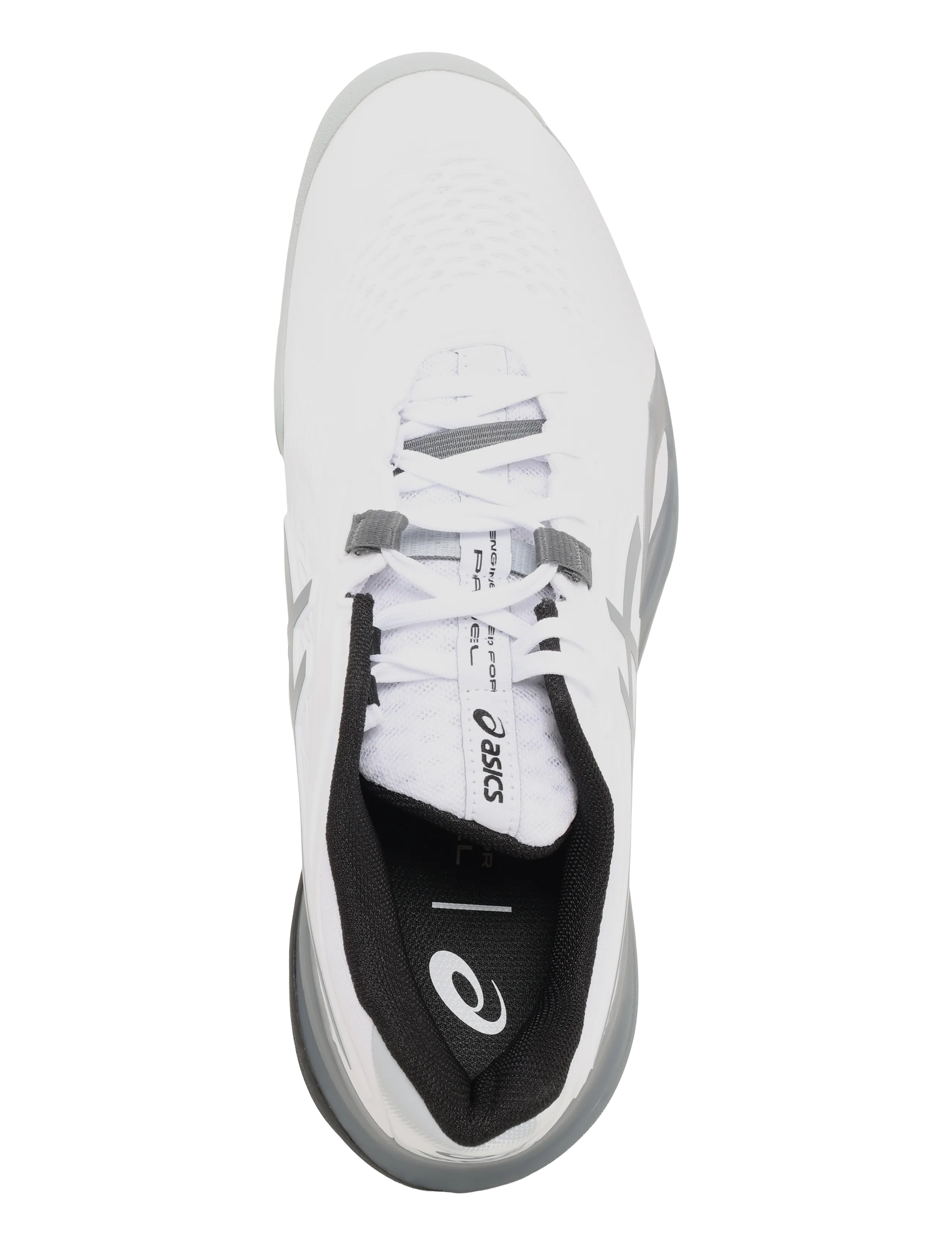 Asics - GEL-RESOLUTION X PADEL - padelskor - white/steel grey - 3