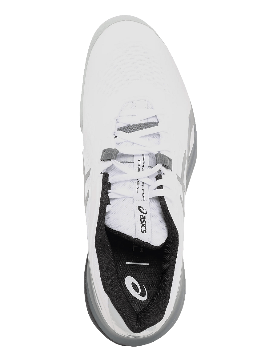 Asics - GEL-RESOLUTION X PADEL - padel-schuhe - white/steel grey - 3