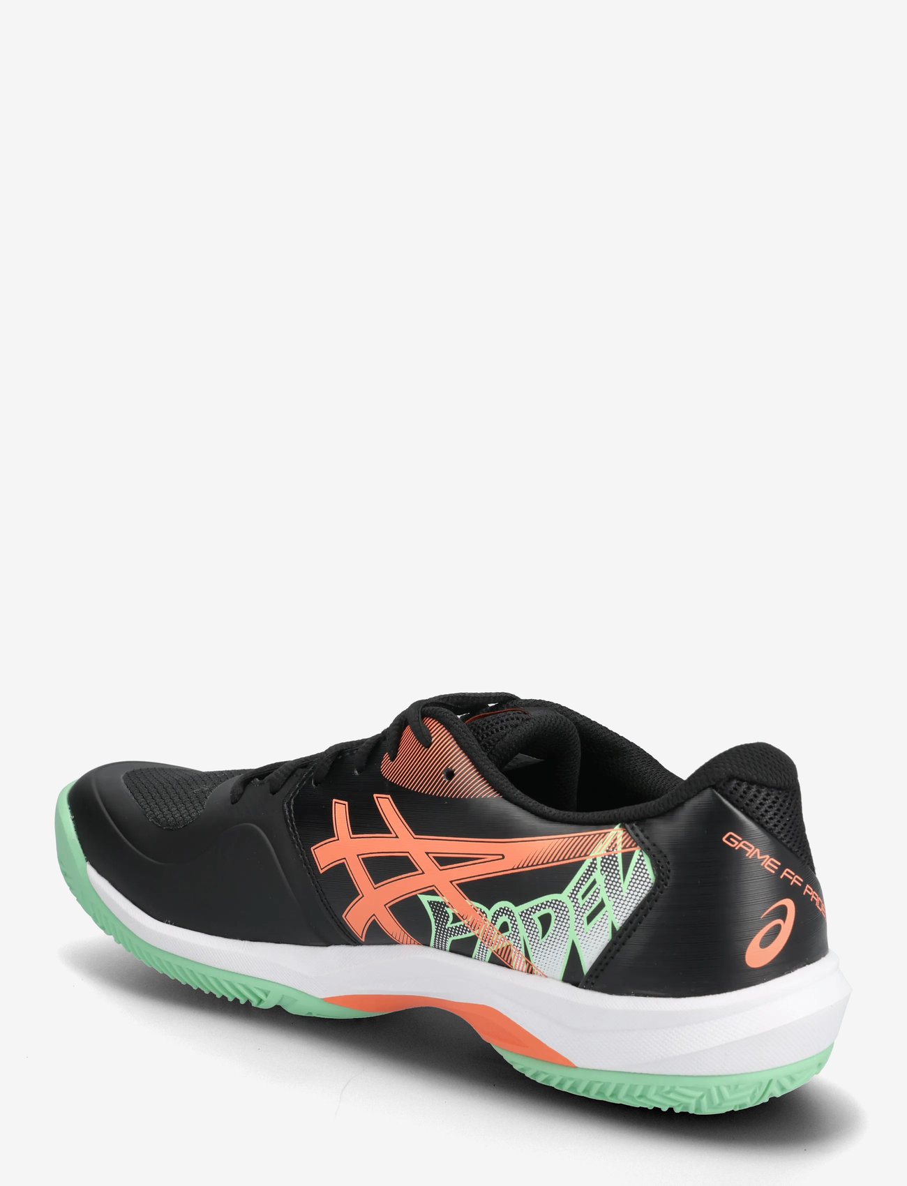 Asics - GAME FF PADEL - padelsko - black/vivid coral - 2