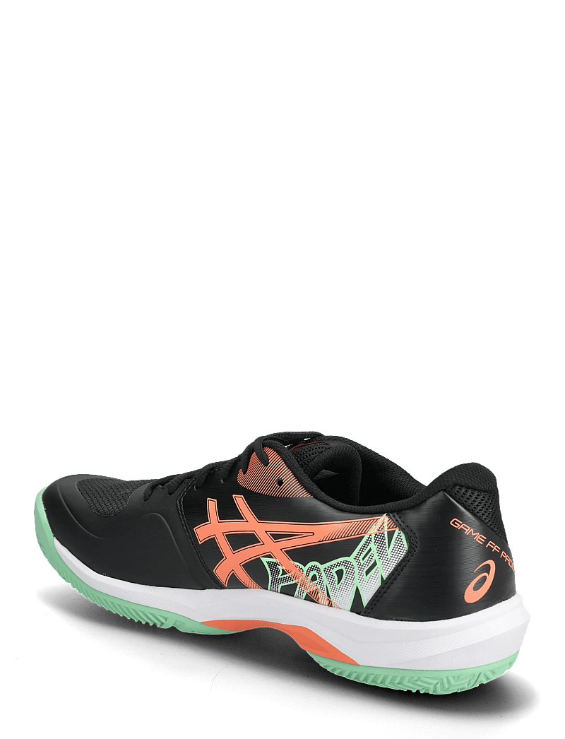 Asics - GAME FF PADEL - padelio bateliai - black/vivid coral - 2