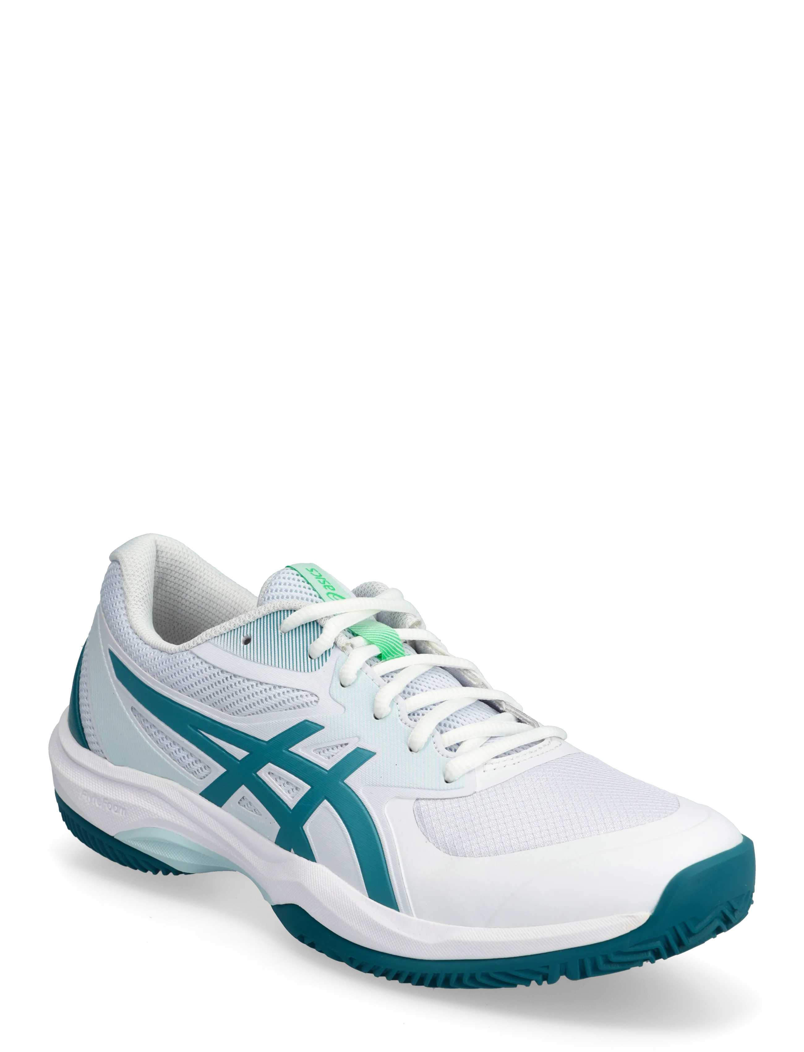 Asics GAME FF PADEL - Ketsjersportsko - WHITE/MISTY PINE / white