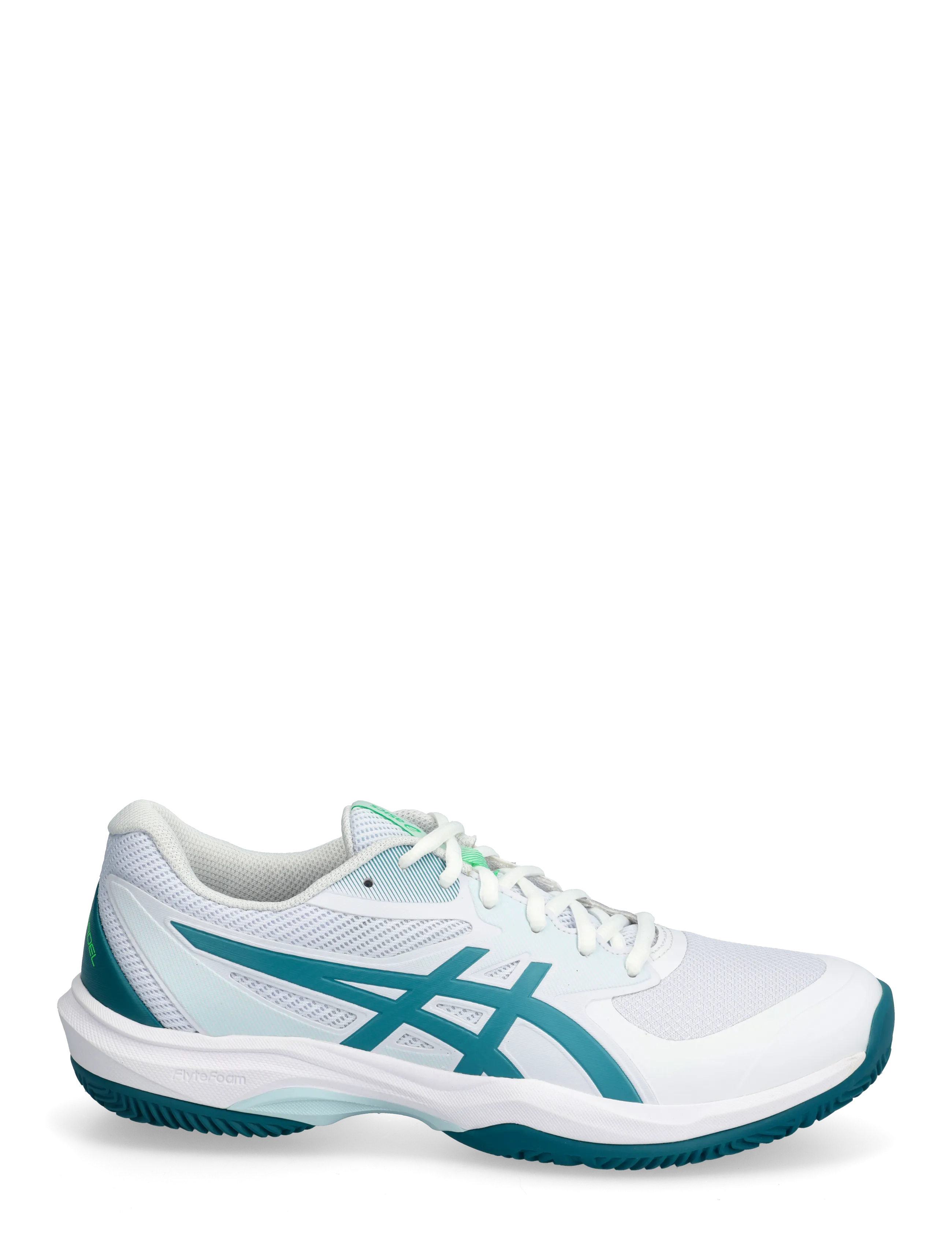Asics - GAME FF PADEL - padel shoes - white/misty pine - 1