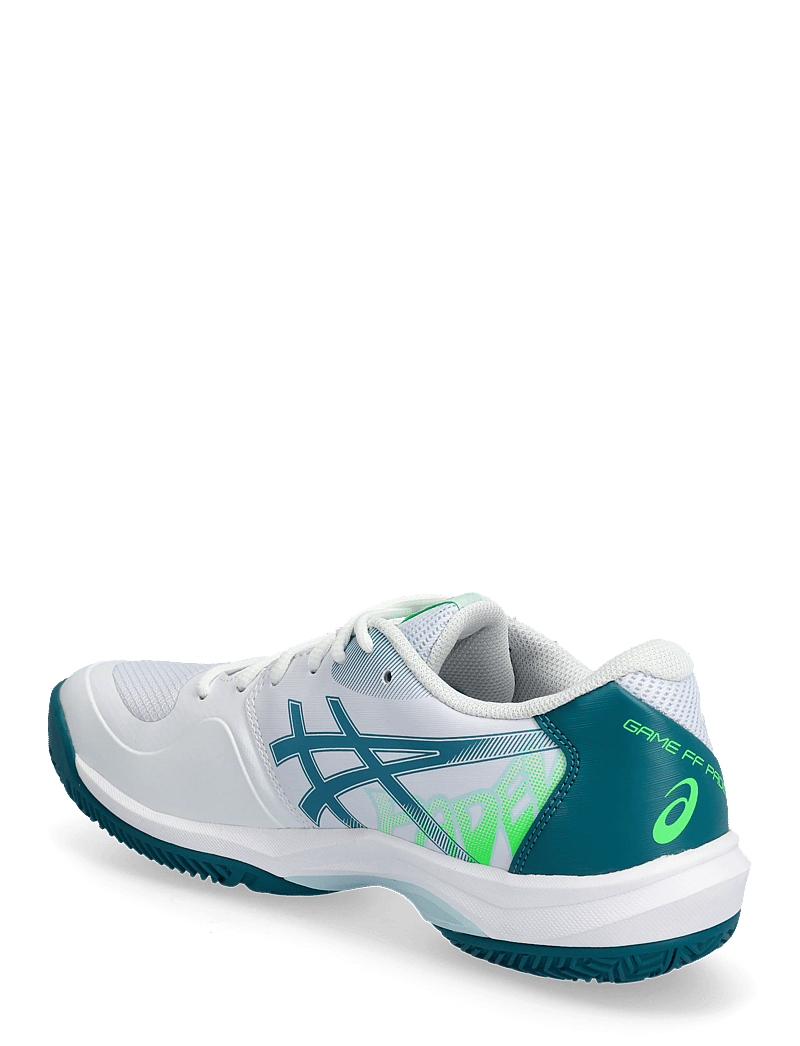 Asics - GAME FF PADEL - padelschoenen - white/misty pine - 2