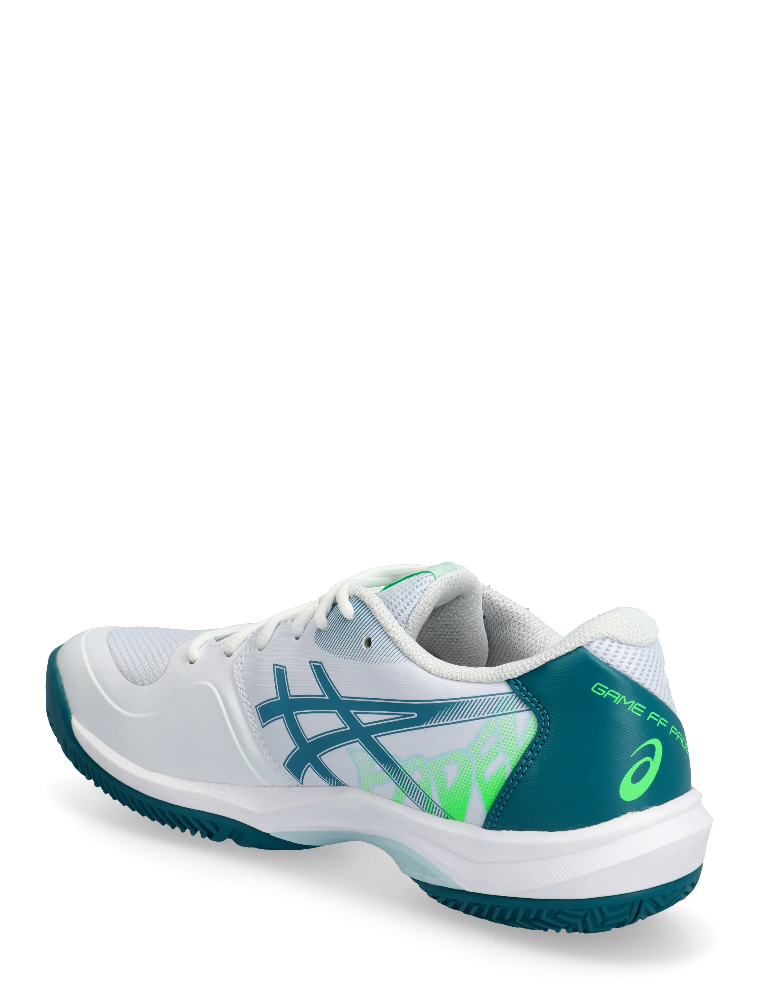 Asics - GAME FF PADEL - padel shoes - white/misty pine - 2