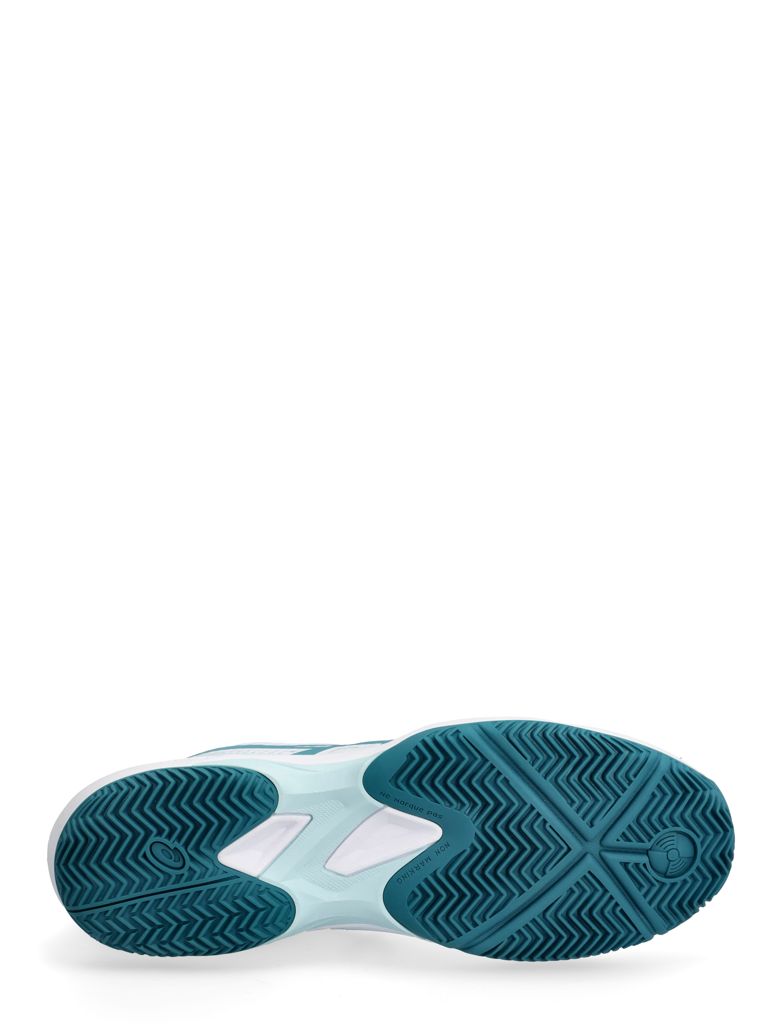 Asics - GAME FF PADEL - padel shoes - white/misty pine - 4