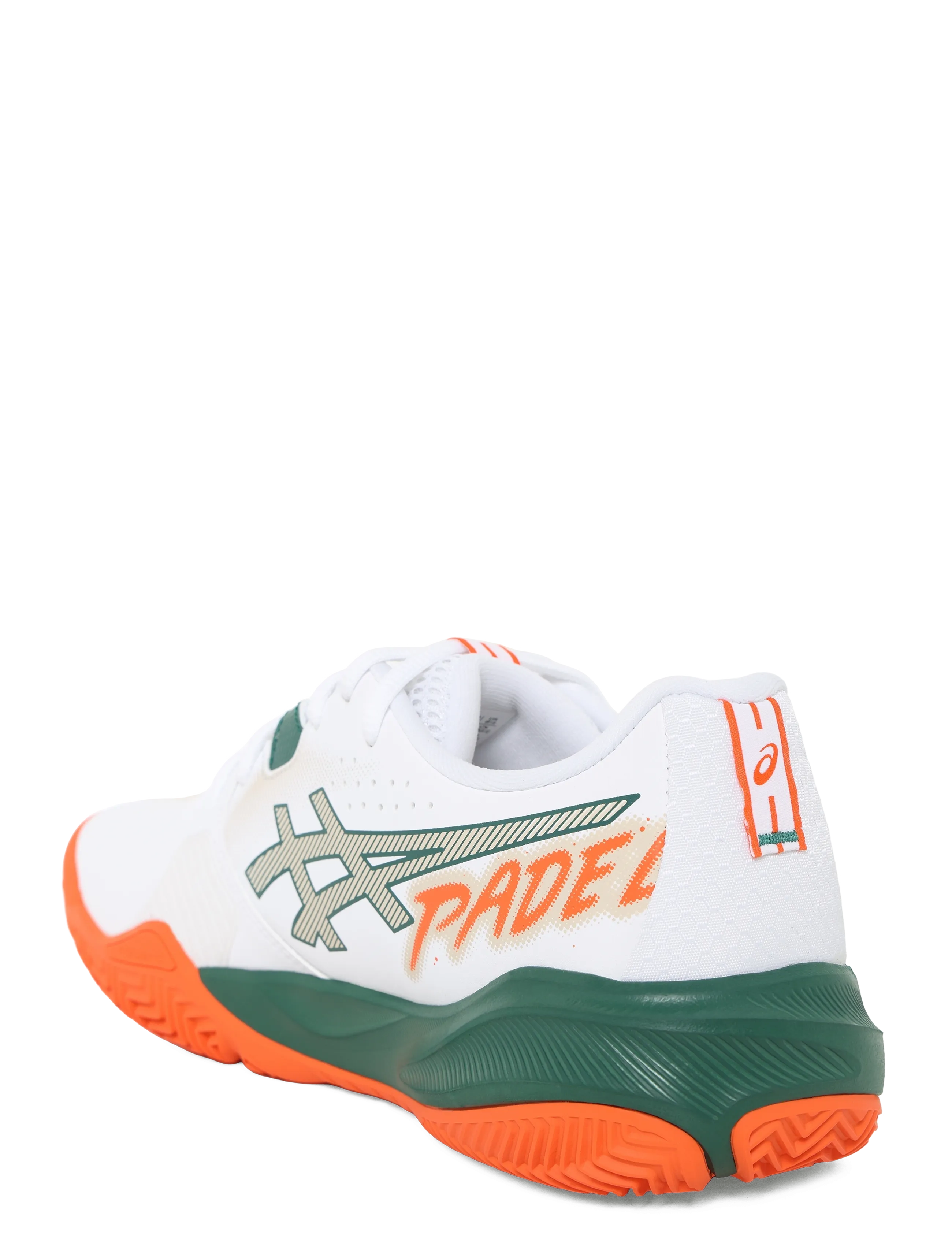 Asics - GEL-CHALLENGER 15 PADEL - padel-schuhe - white/energy orange - 1