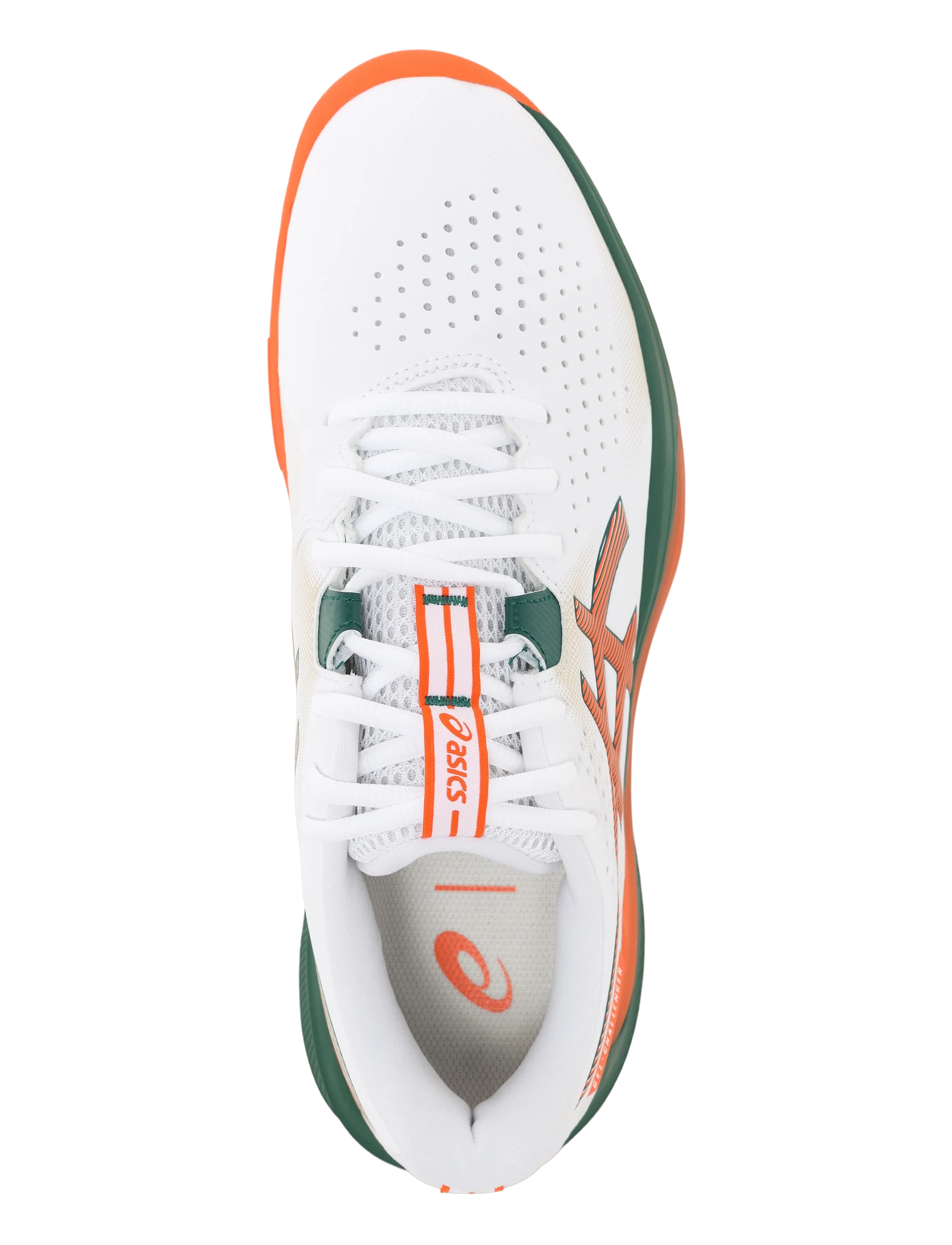 Asics - GEL-CHALLENGER 15 PADEL - padel-schuhe - white/energy orange - 3