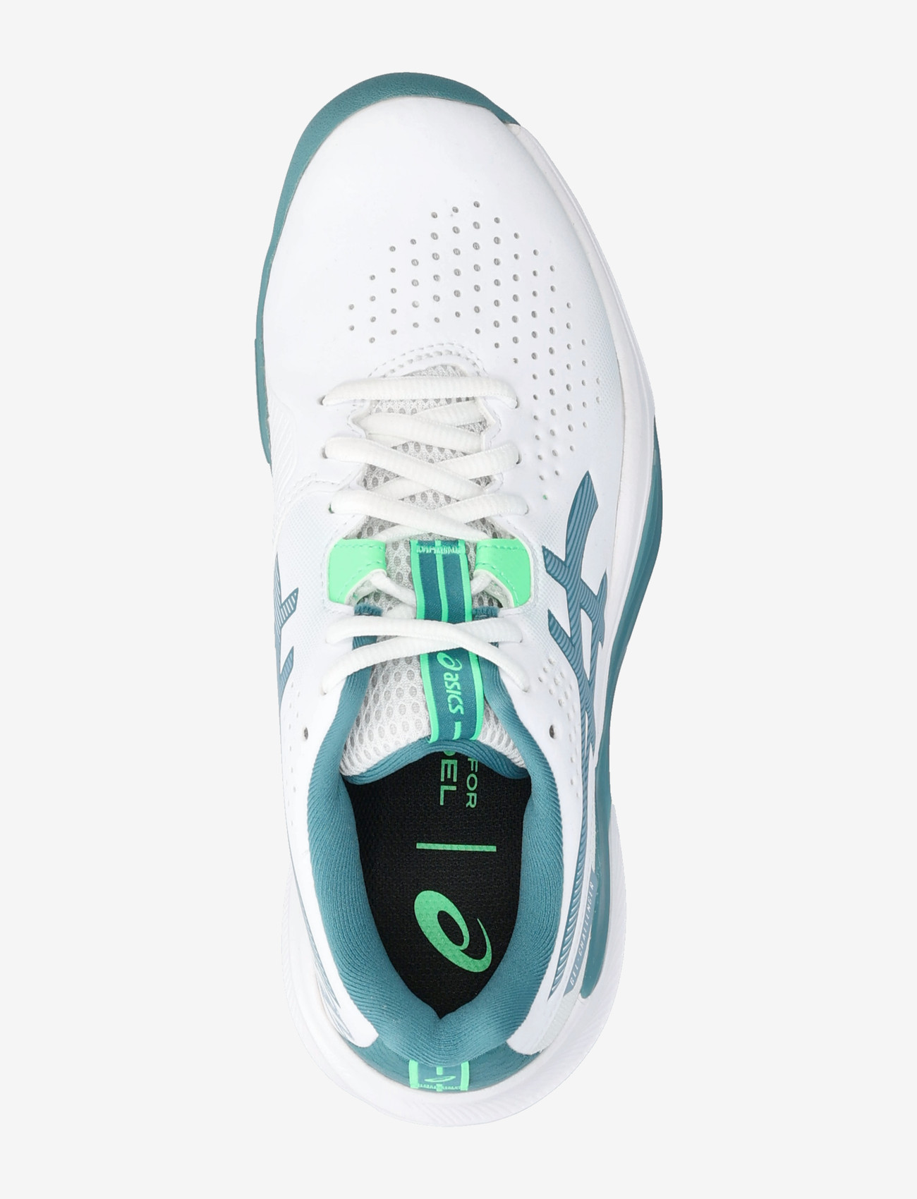 Asics - GEL-CHALLENGER 15 PADEL - padel-schuhe - white/misty pine - 3