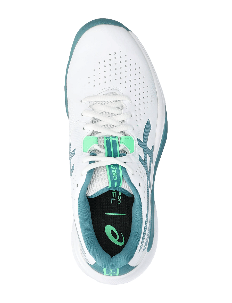 Asics - GEL-CHALLENGER 15 PADEL - chaussures de padel - white/misty pine - 3