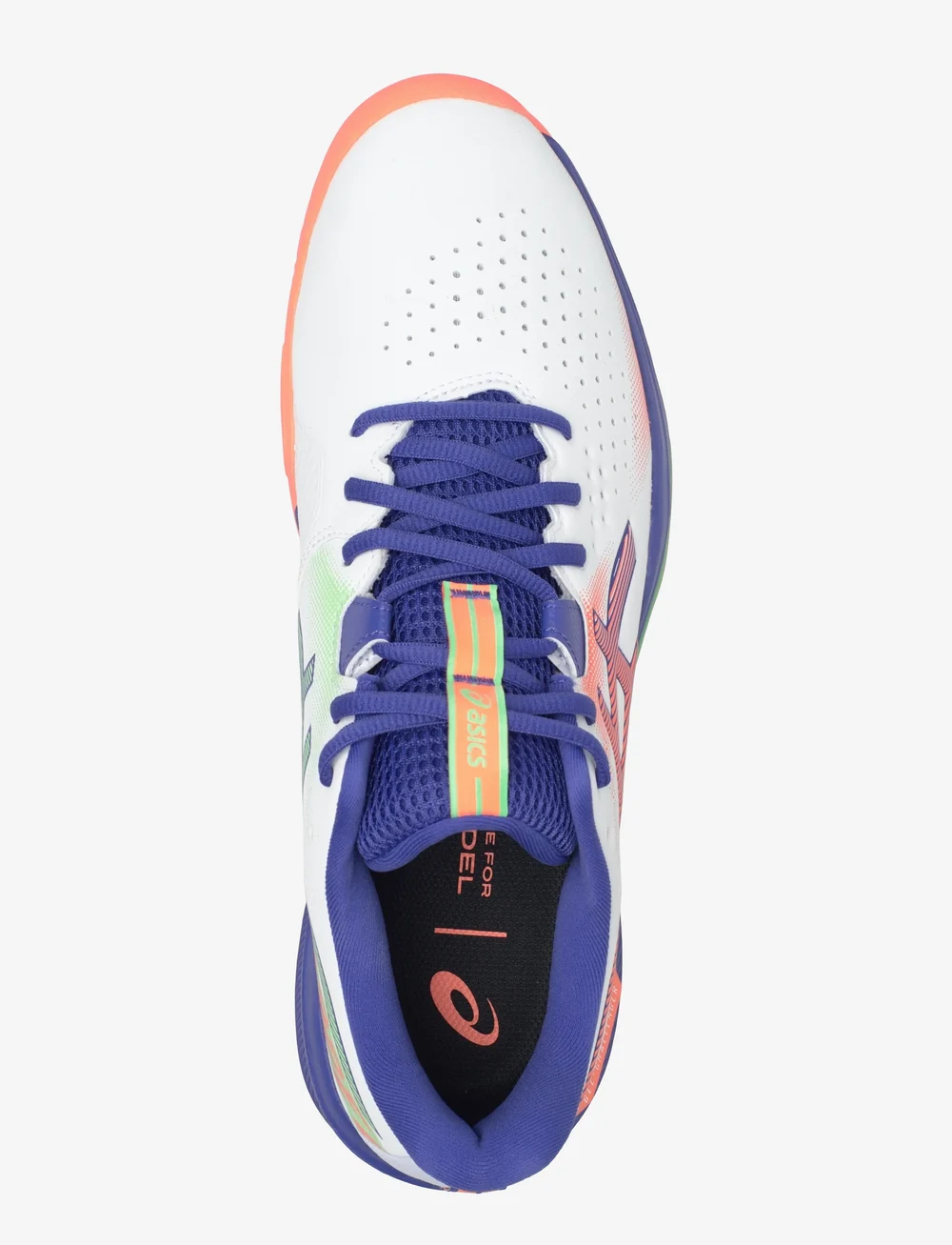 Asics - GEL-CHALLENGER 15 PADEL - indoor-sportschuhe - white/vivid coral - 3