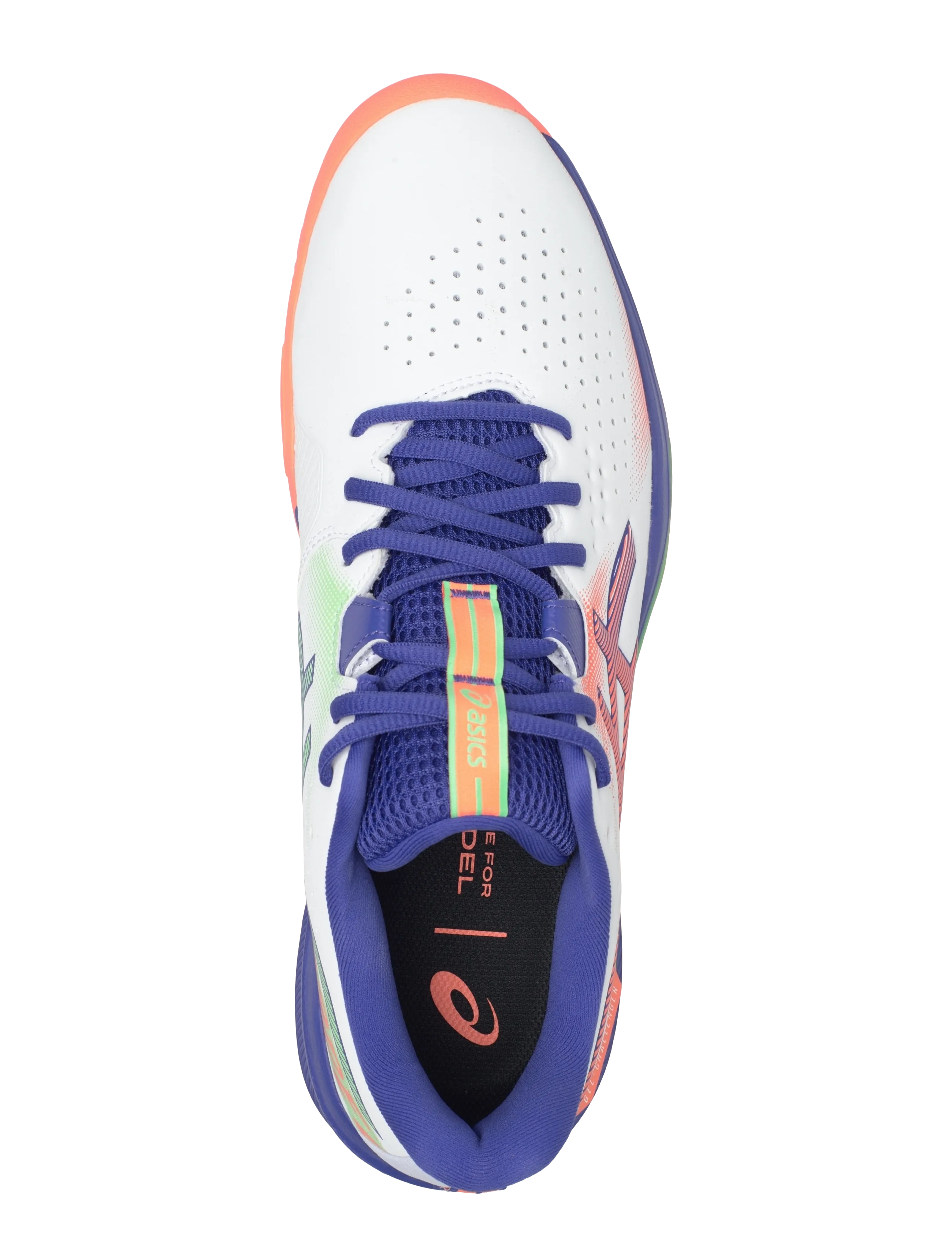 Asics - GEL-CHALLENGER 15 PADEL - racketsportsskor - white/vivid coral - 3