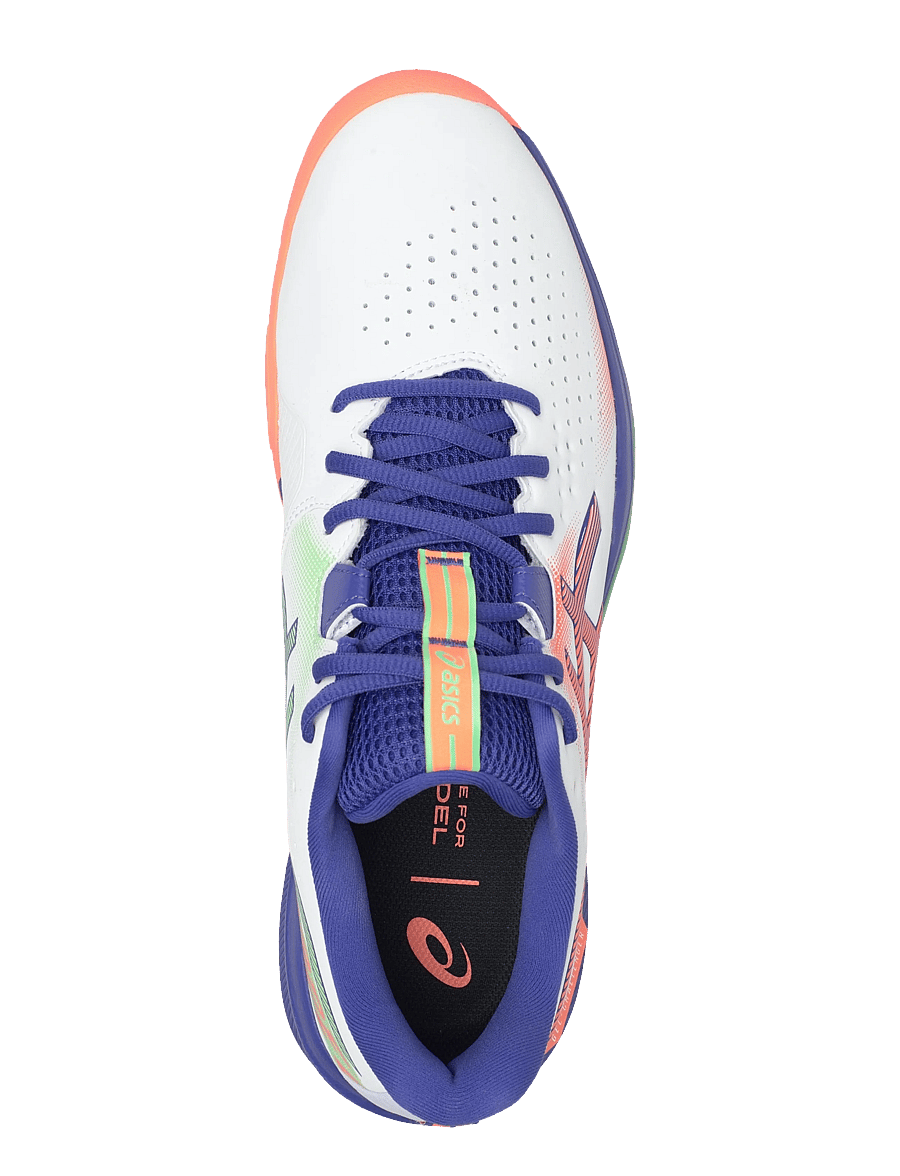 Asics - GEL-CHALLENGER 15 PADEL - chaussures de padel - white/vivid coral - 3