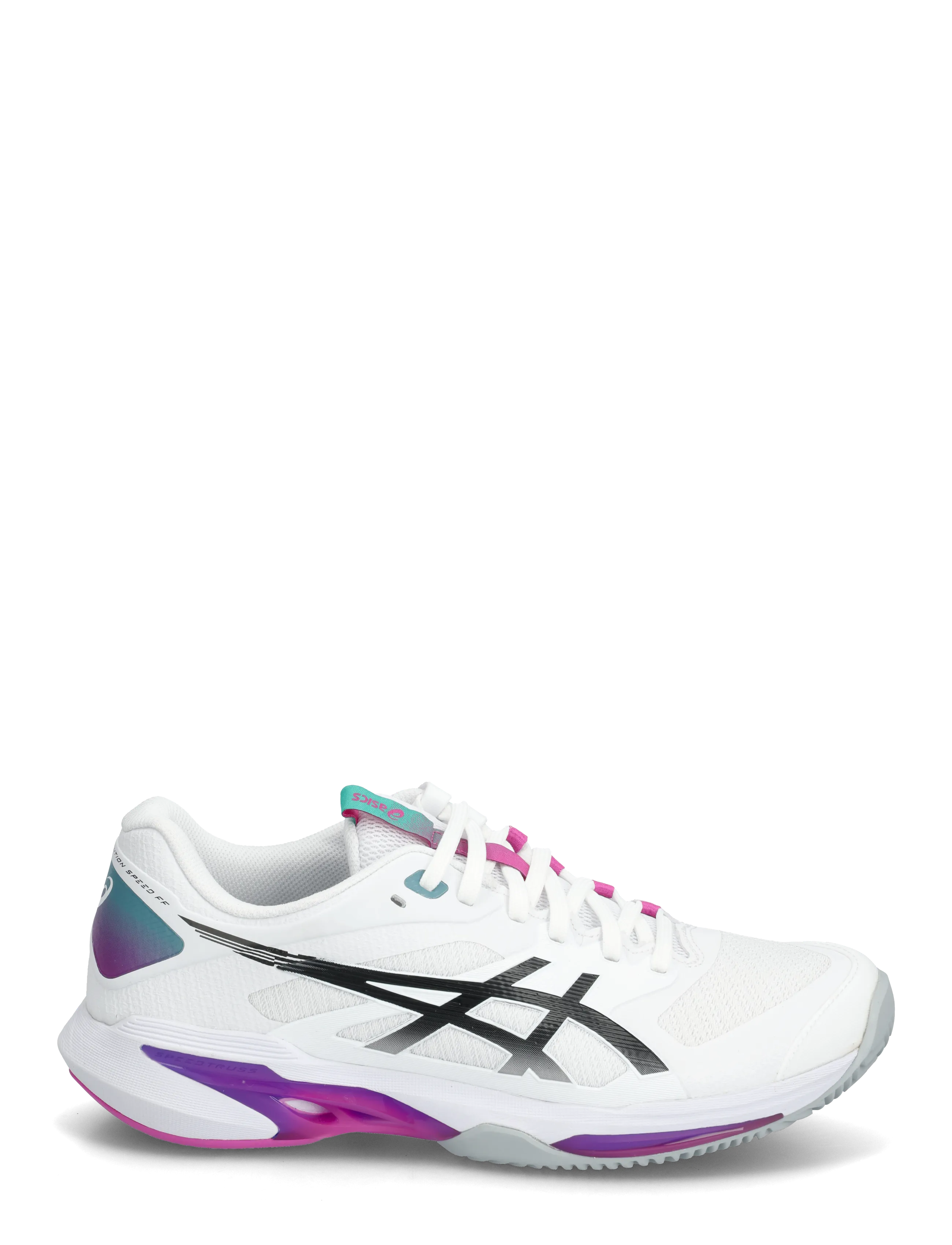 Asics - SOLUTION SPEED FF 4 CLAY - buty do tenisa - white/digital sakura - 1