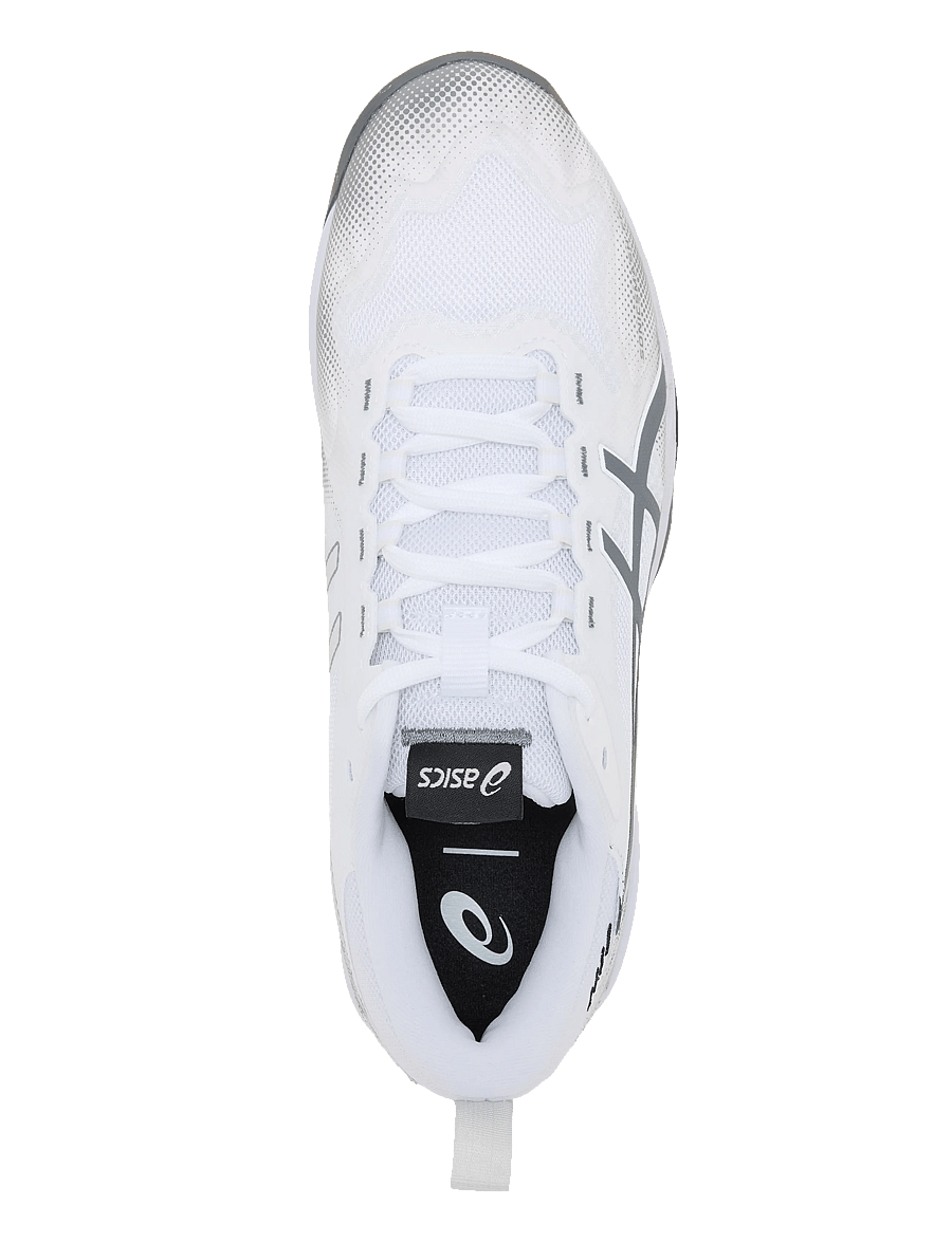 Asics - SONICSMASH FF - padelsko - white/steel grey - 3