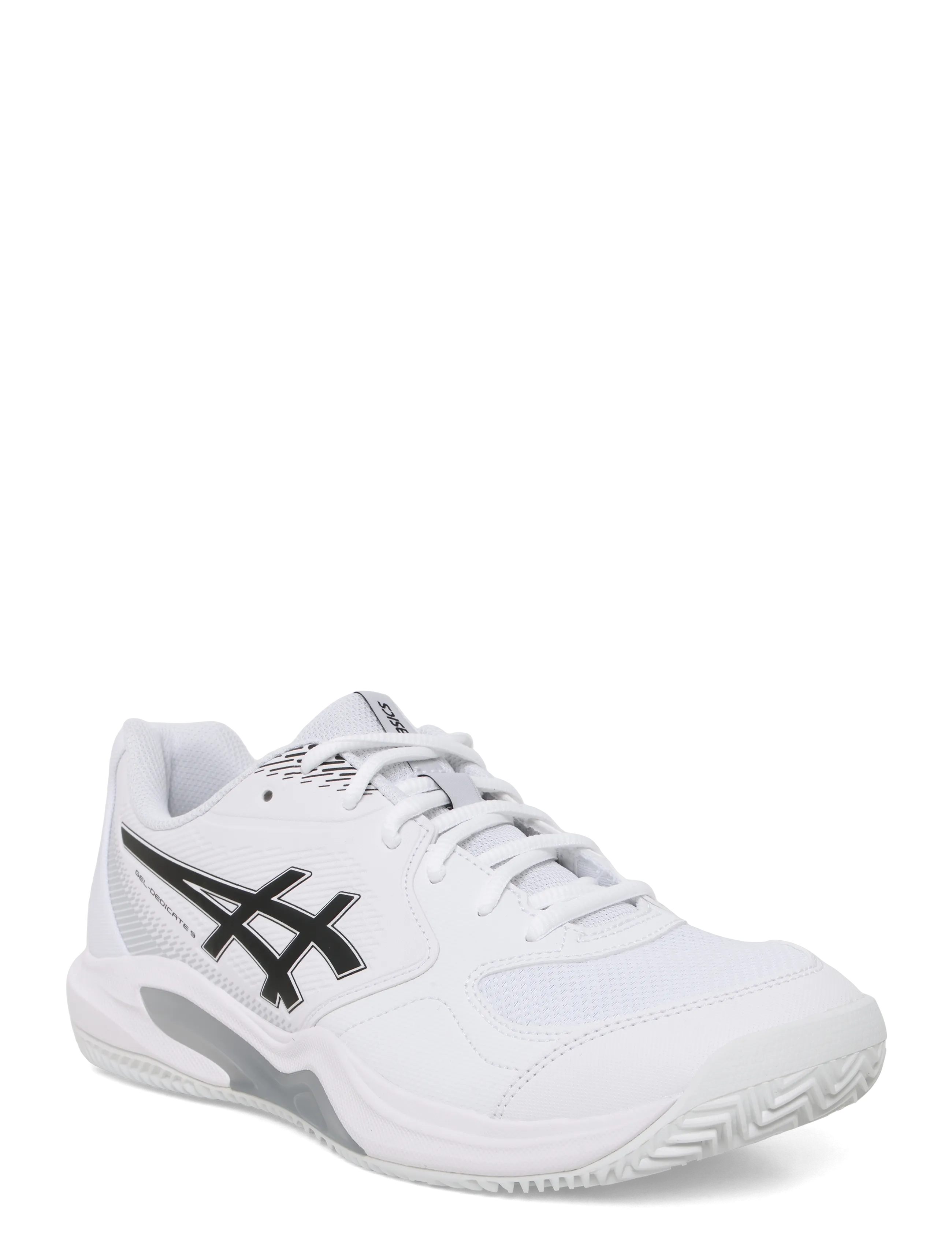 Asics GEL-DEDICATE 9 CLAY - Tennisskor - WHITE/BLACK / white