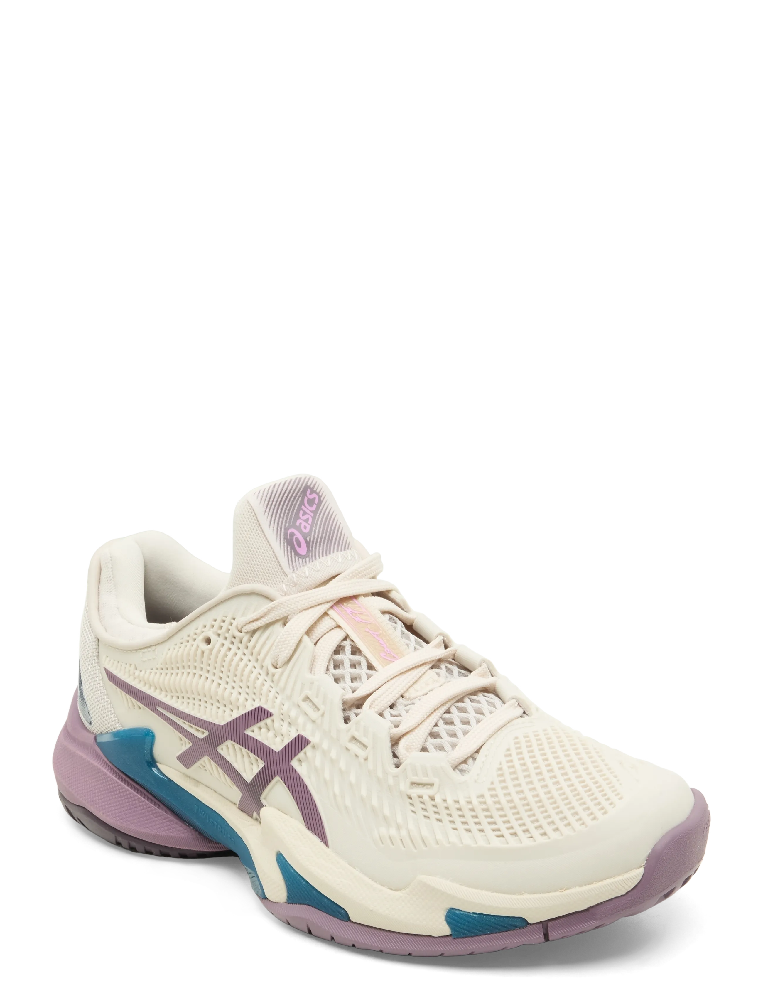 Asics COURT FF 3 - Tennisejalatsid - SOFT OAT/DUSTY MAUVE / cream