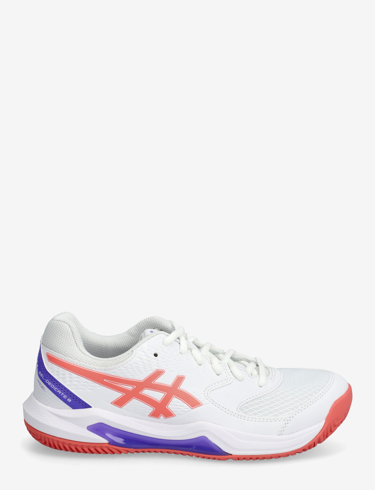 Asics - GEL-DEDICATE 8 PADEL - padel-schuhe - white/guava - 1