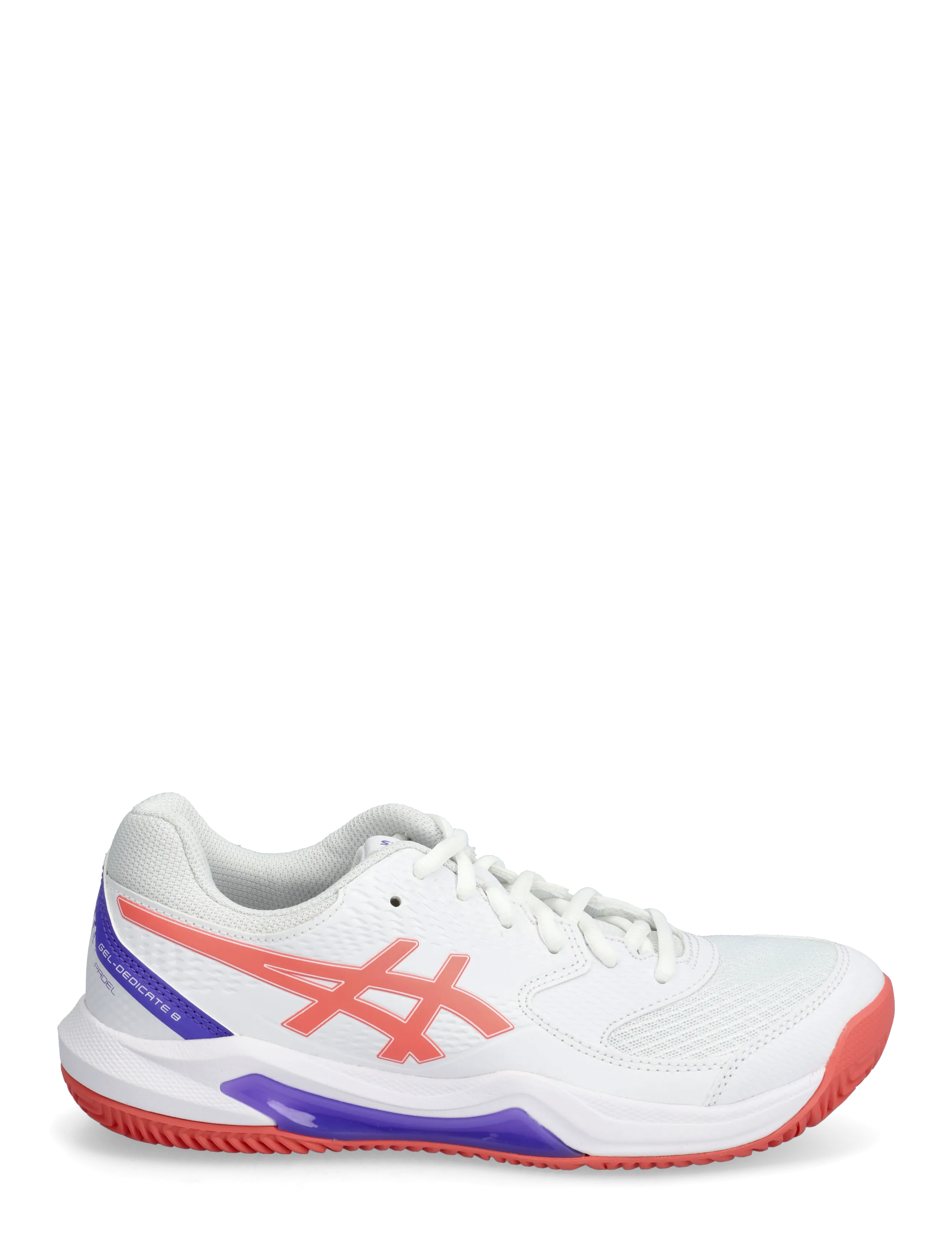 Asics - GEL-DEDICATE 8 PADEL - padel shoes - white/guava - 1