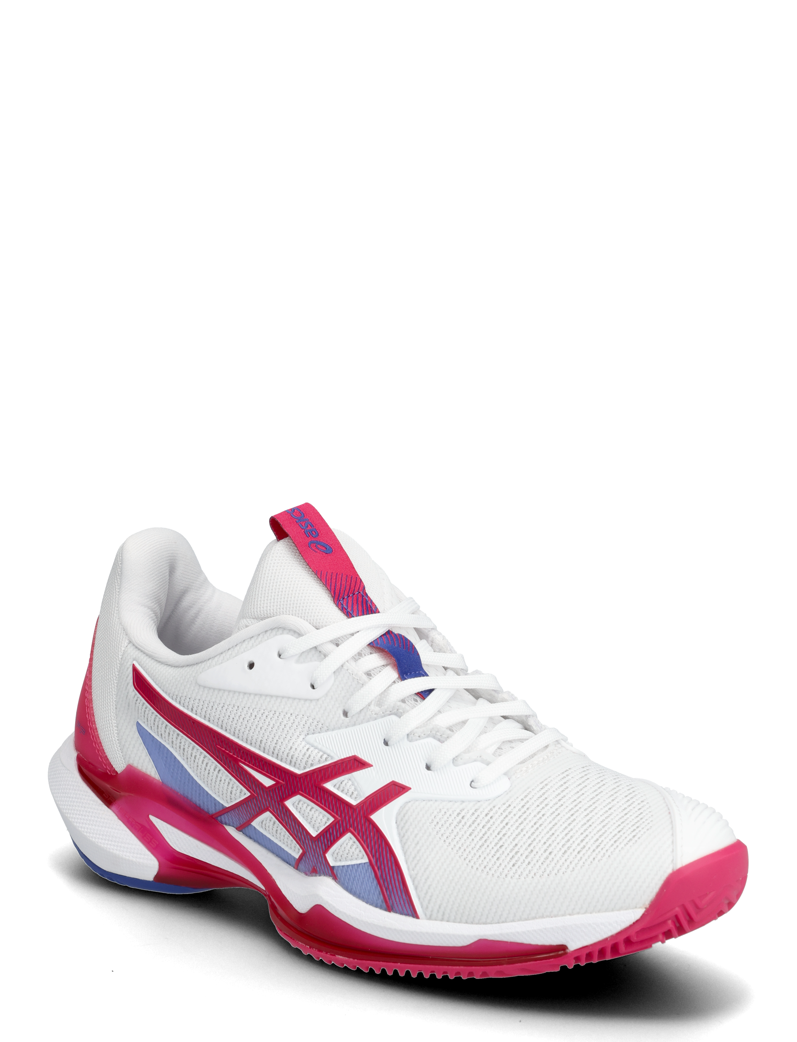 Asics SOLUTION SPEED FF 3 CLAY - Sko - WHITE/BRIGHT ROSE / white