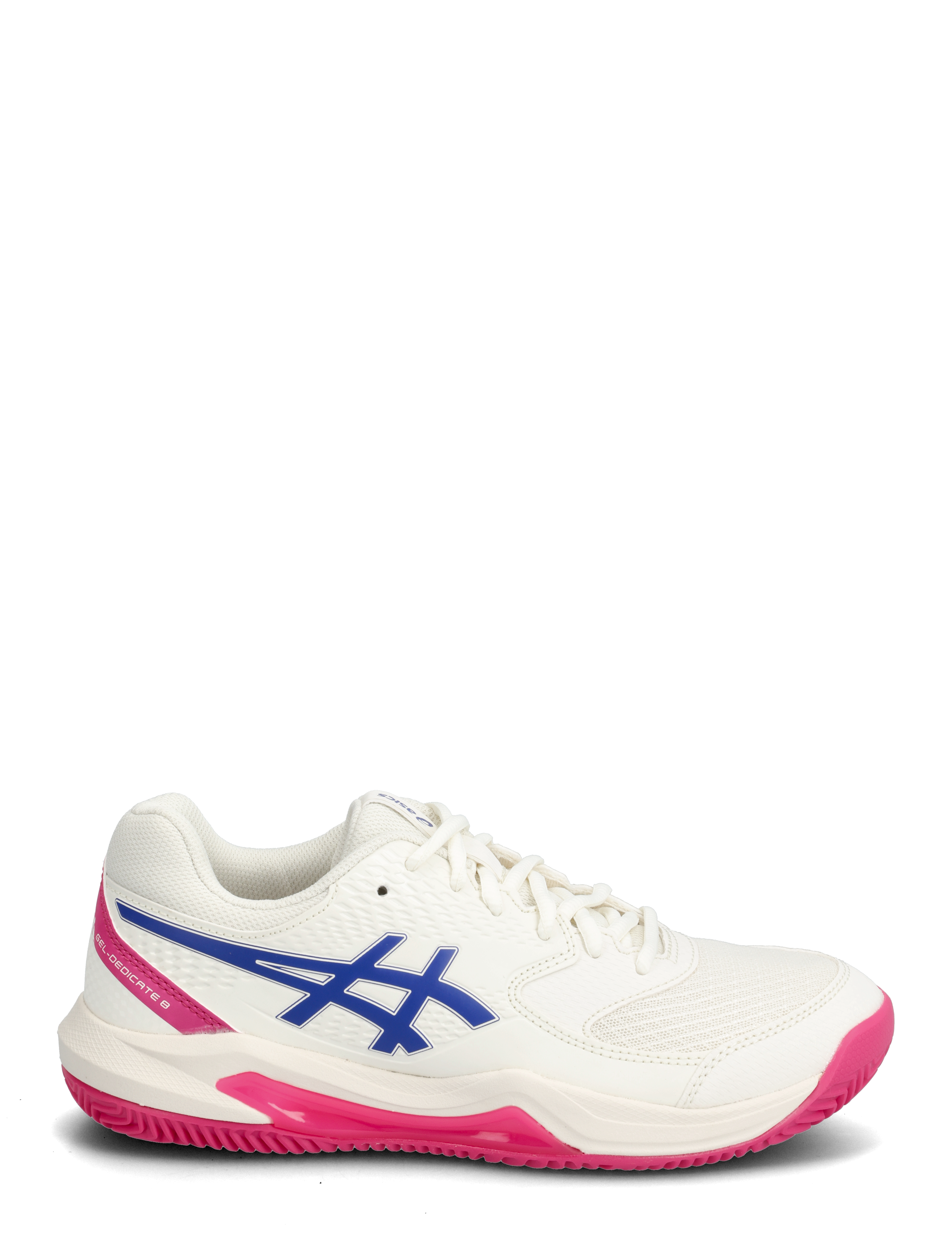 Asics - GEL-DEDICATE 8 CLAY - tennis shoes - cream/dark cobalt - 1
