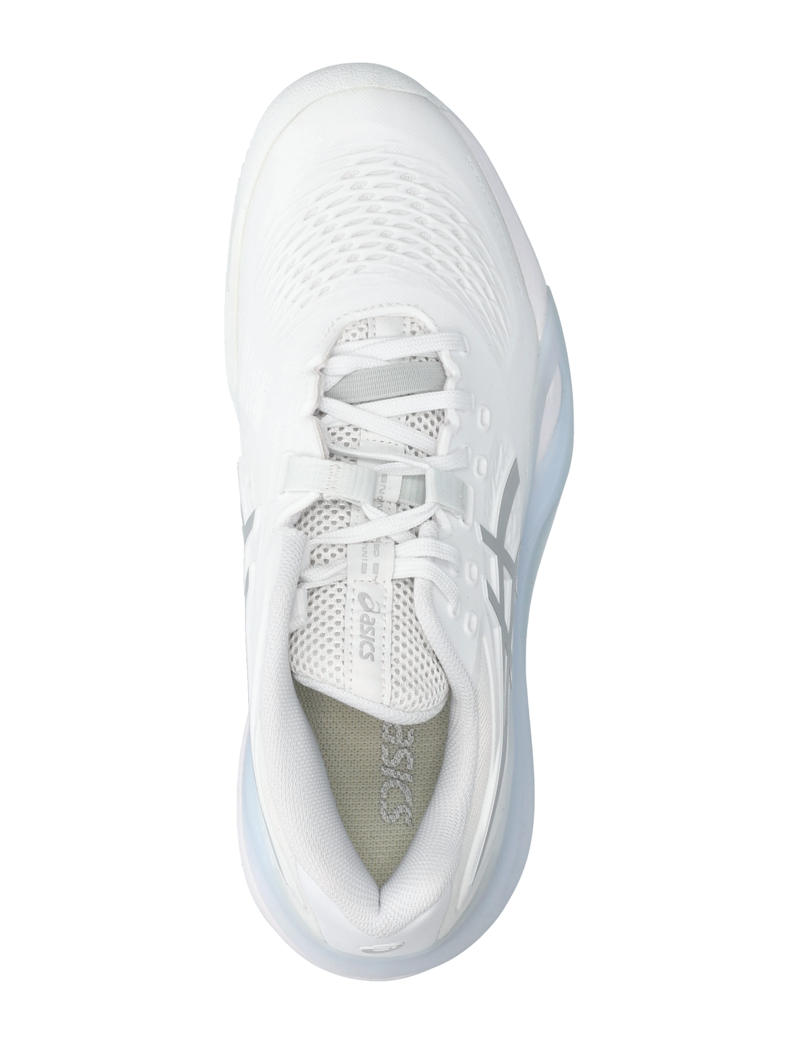 Asics - GEL-RESOLUTION X CLAY - tennisschuhe - white/pure silver - 3