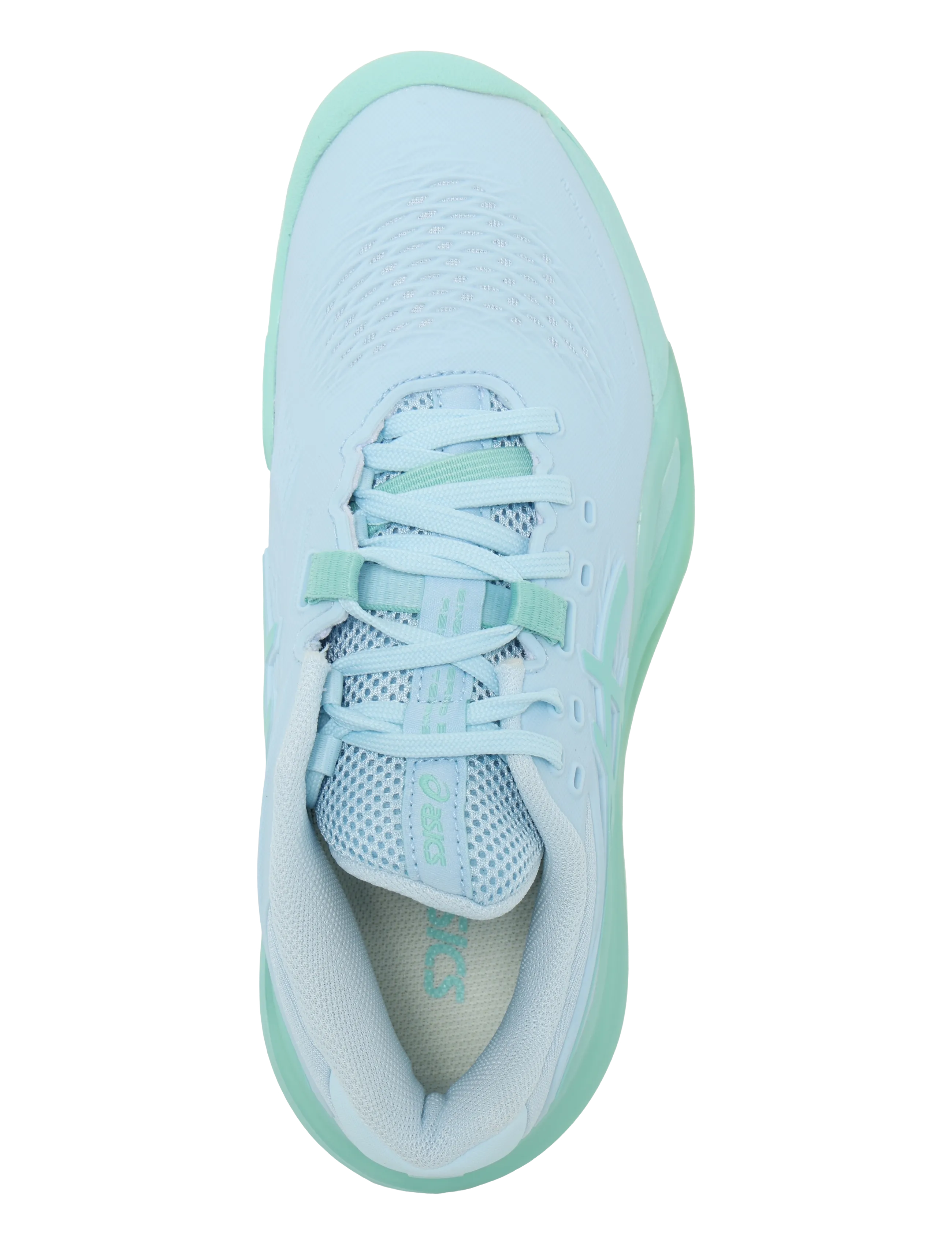 Asics - GEL-RESOLUTION X - tennisschuhe - light blue/oasis green - 3