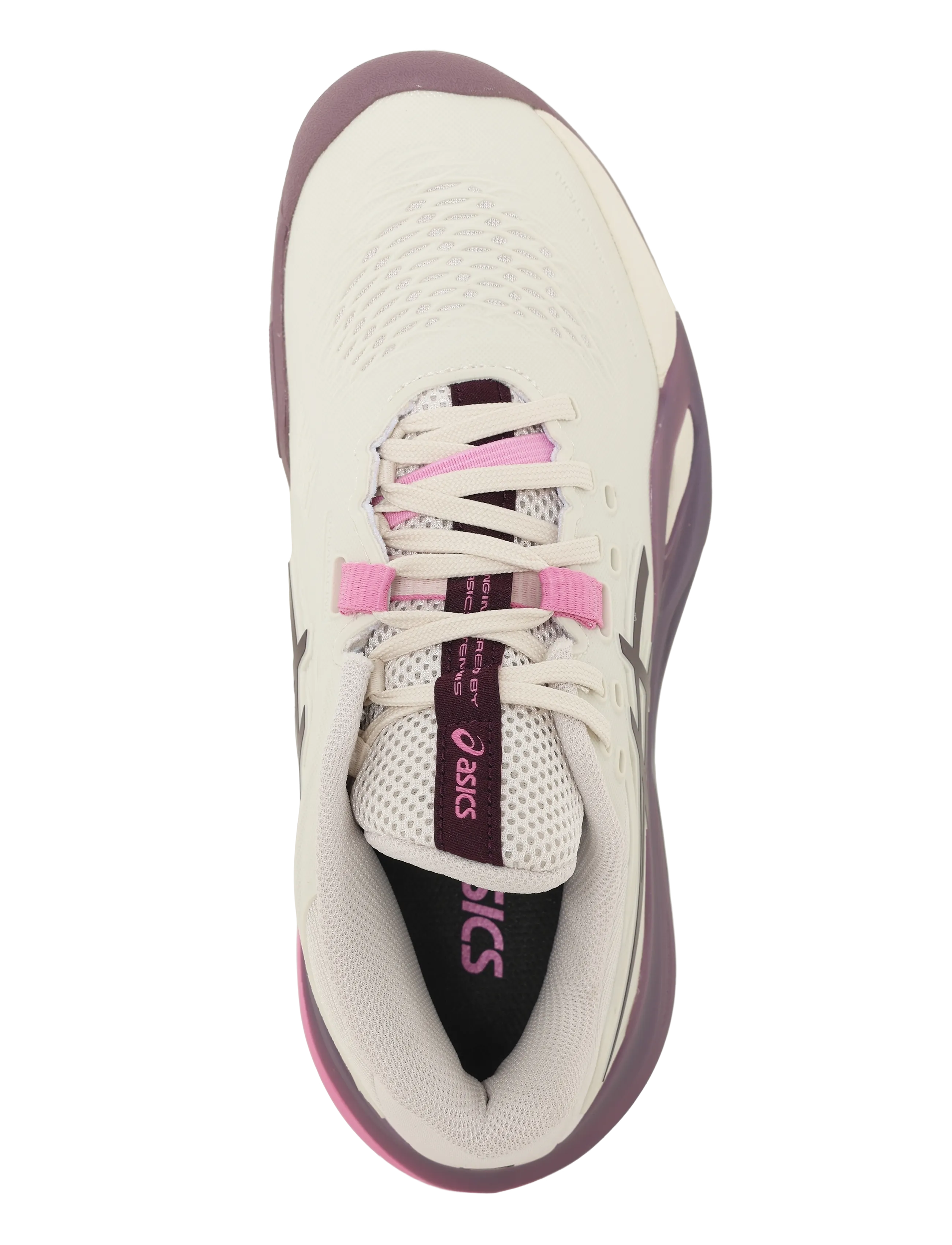 Asics - GEL-RESOLUTION X - tenisa apavi - soft oat/dark aubergine - 3