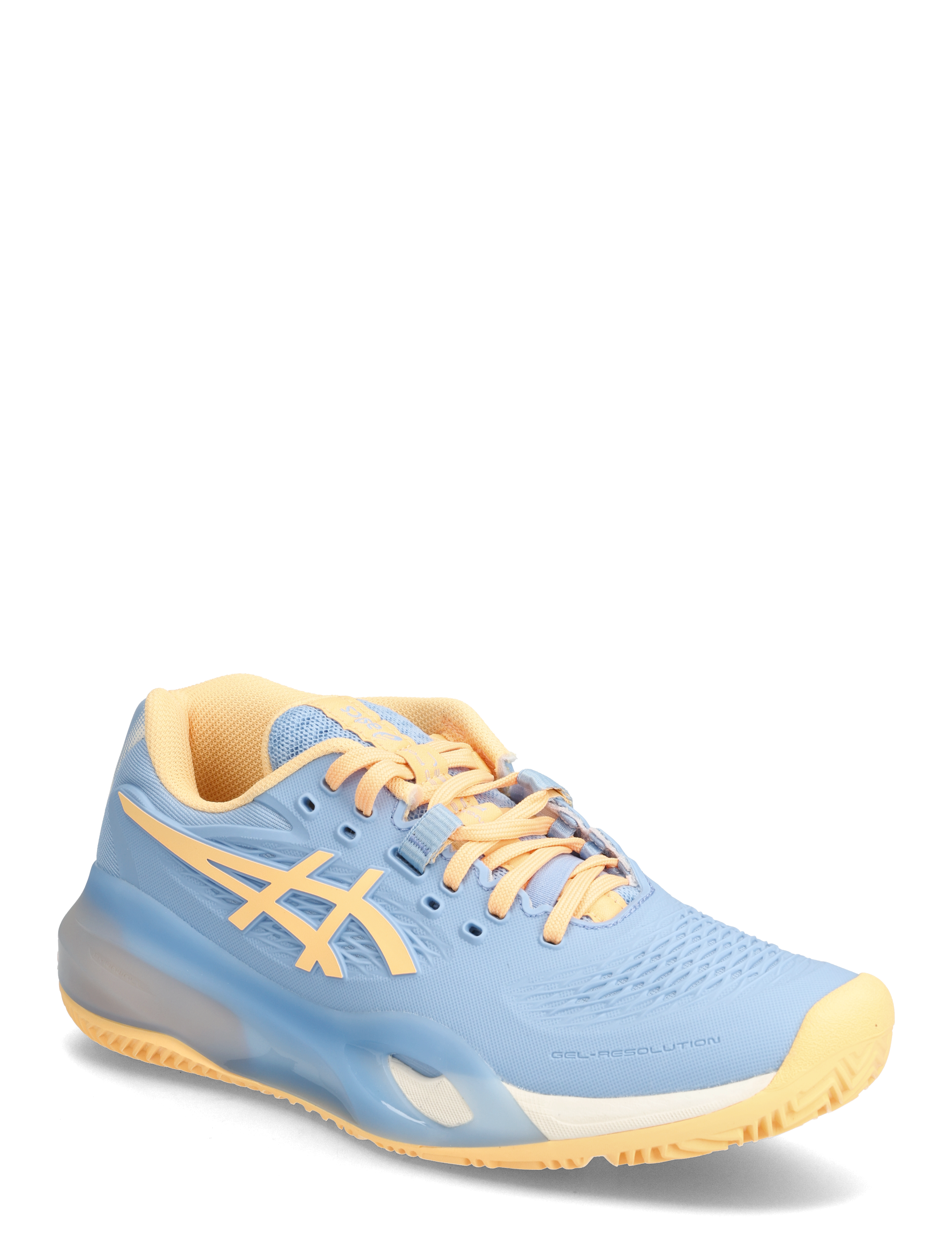 Asics GEL-RESOLUTION X PADEL - ASICS - STONE WASH/ORANGE GLOW / blue