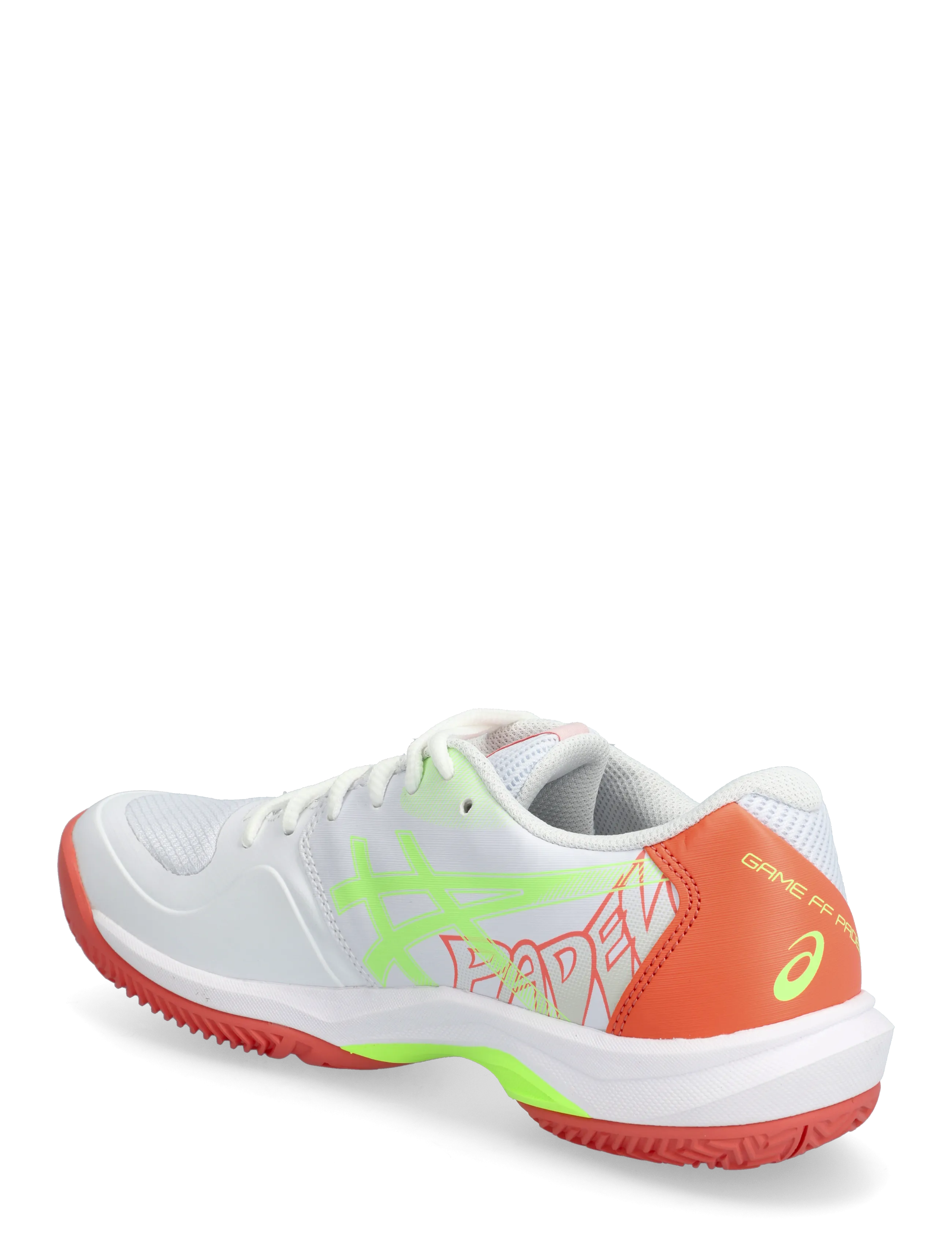 Asics - GAME FF PADEL - padelio bateliai - white/guava - 2