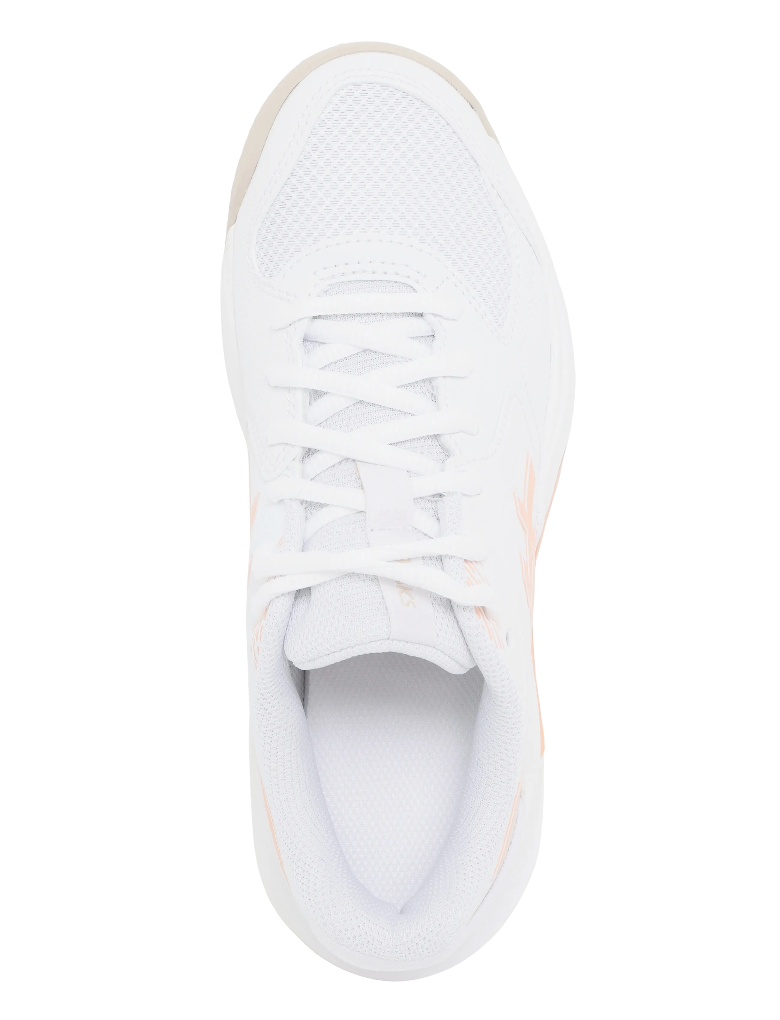 Asics - GEL-DEDICATE 9 CLAY - tennis shoes - white/cantaloupe - 3