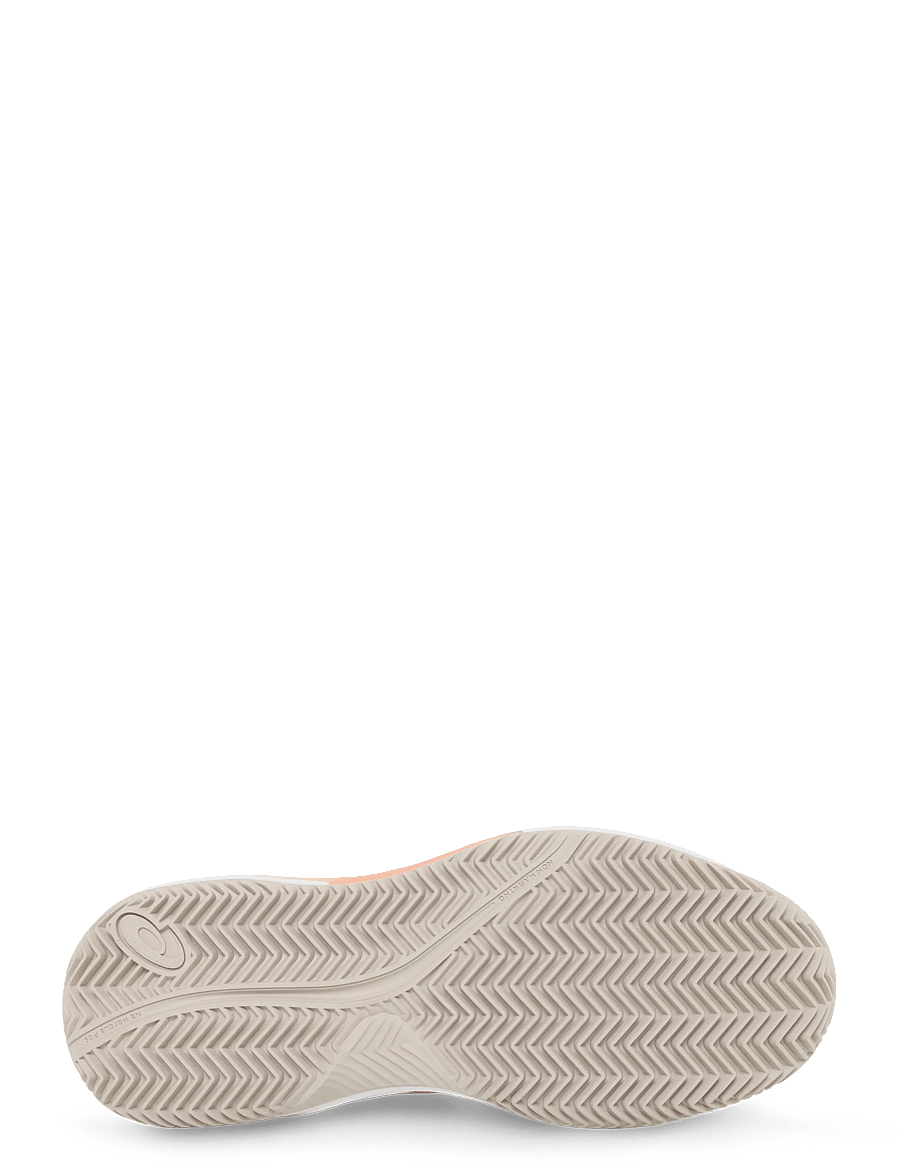 Asics - GEL-DEDICATE 9 CLAY - tennisschuhe - white/cantaloupe - 4