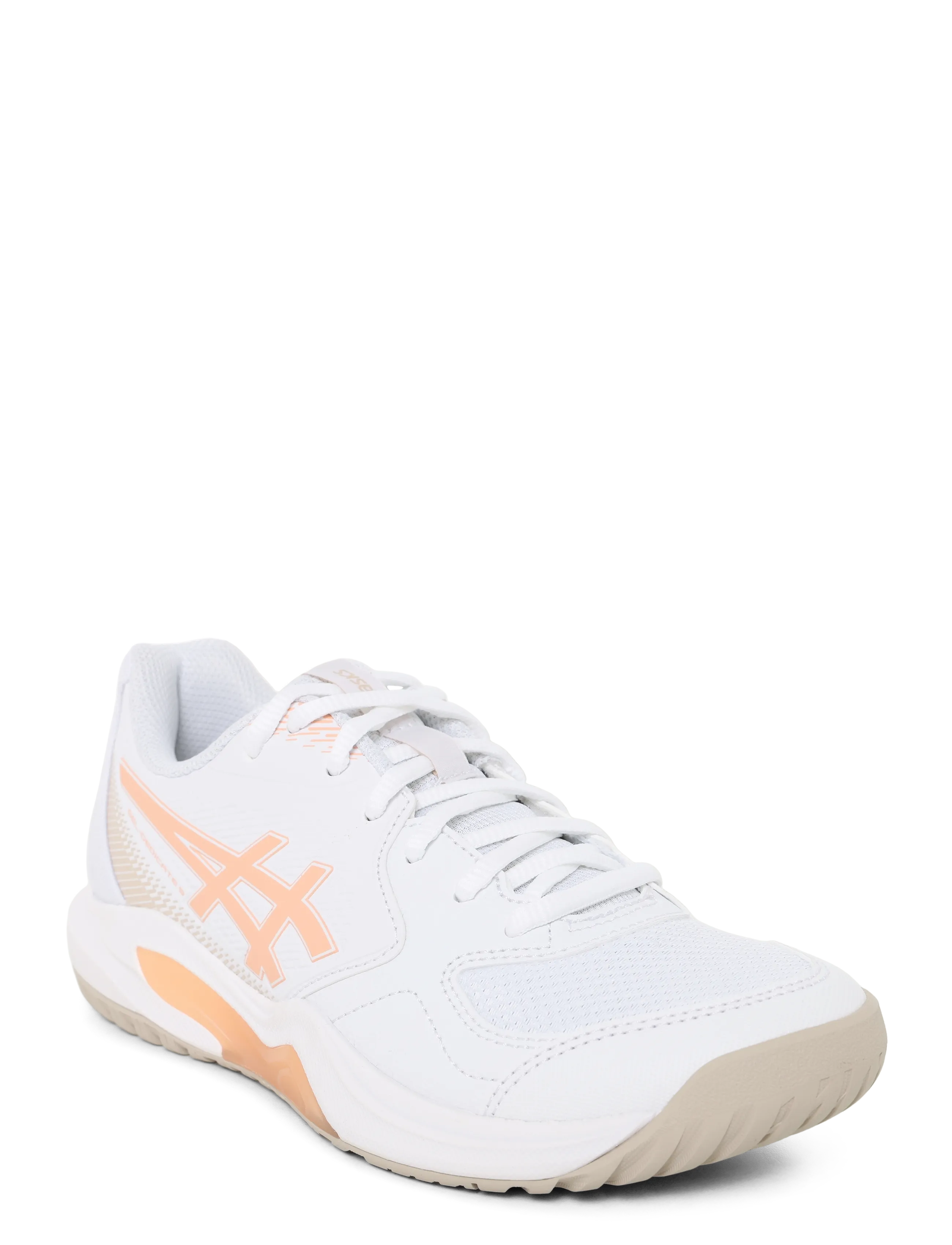 Asics GEL-DEDICATE 9 - Sportssko - WHITE/CANTALOUPE / white