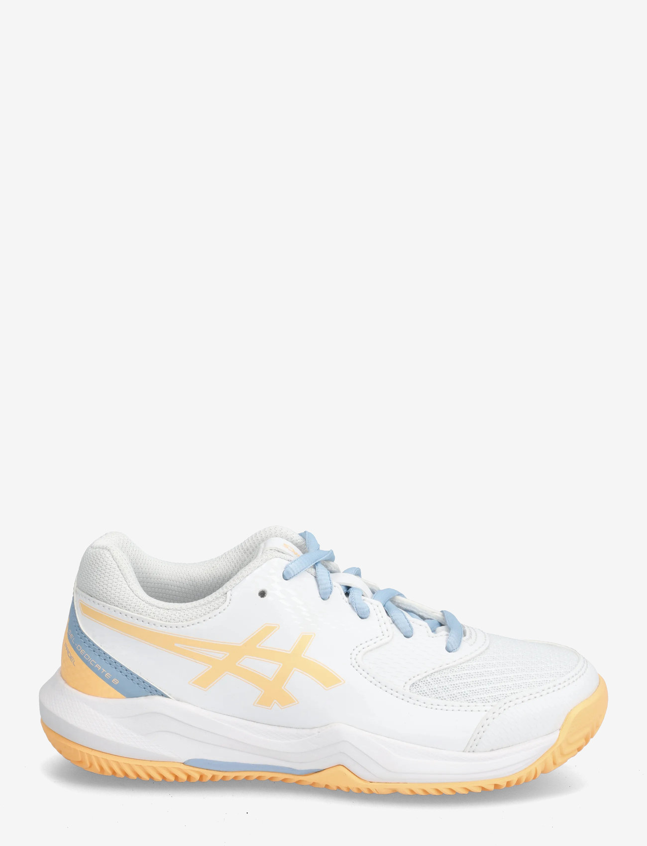 Asics - GEL-DEDICATE 8 PADEL GS - löparskor - white/orange glow - 1