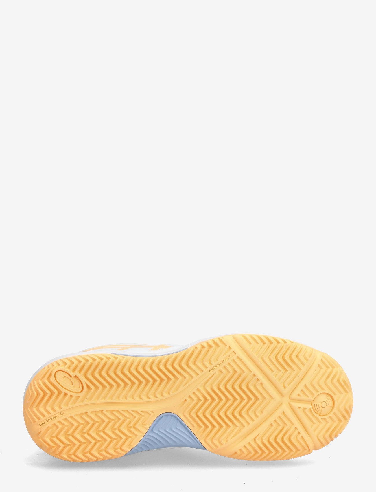 Asics - GEL-DEDICATE 8 PADEL GS - löparskor - white/orange glow - 4