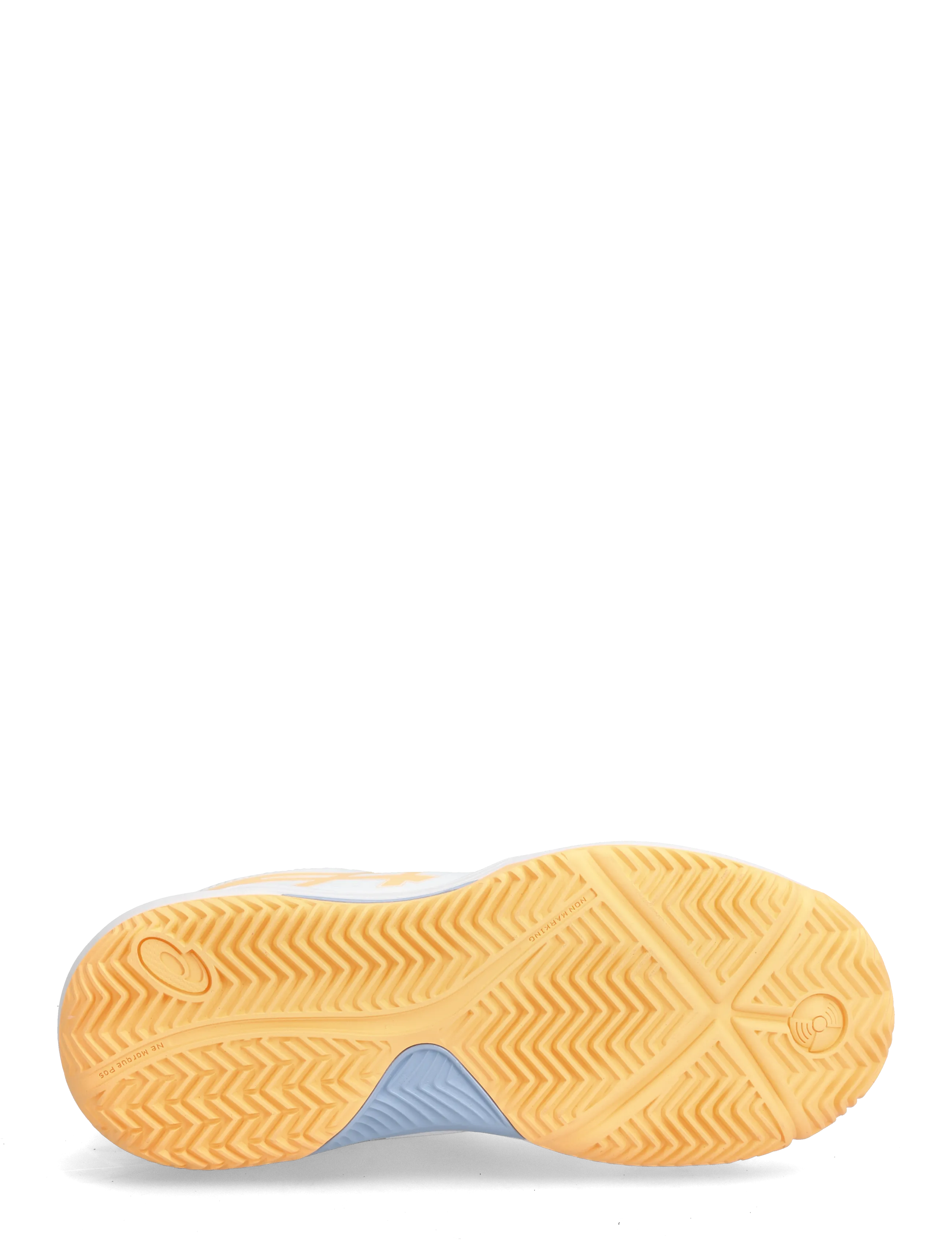 Asics - GEL-DEDICATE 8 PADEL GS - white/orange glow - 4