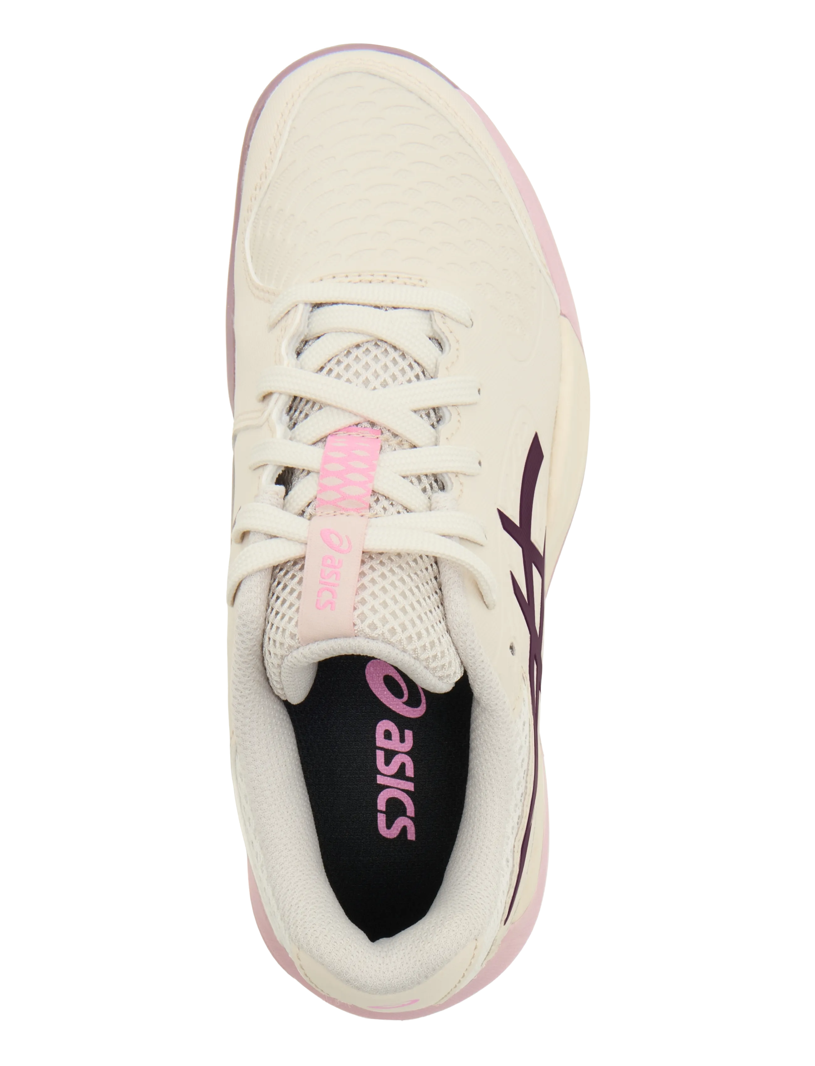 Asics - GEL-RESOLUTION X GS CLAY - soft oat/dark aubergine - 3
