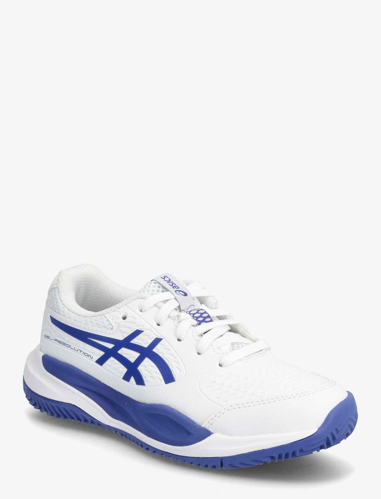 Asics - GEL-RESOLUTION X GS CLAY - bėgimo bateliai - white/dark cobalt - 0