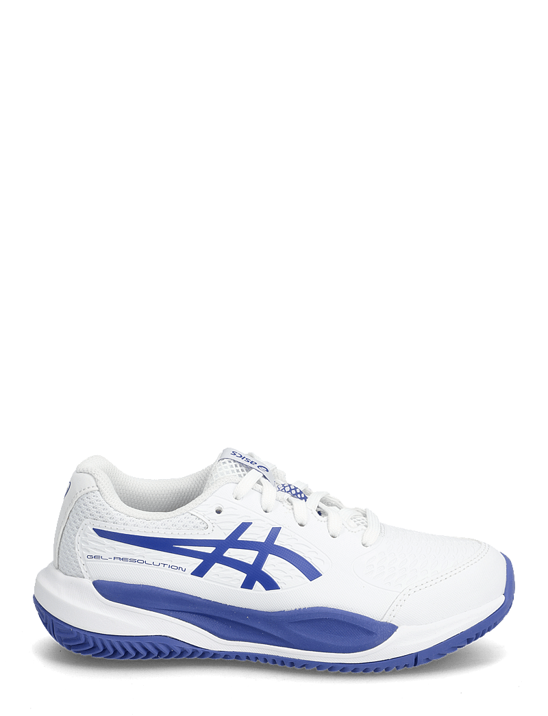 Asics - GEL-RESOLUTION X GS CLAY - skriešanas apavi - white/dark cobalt - 1