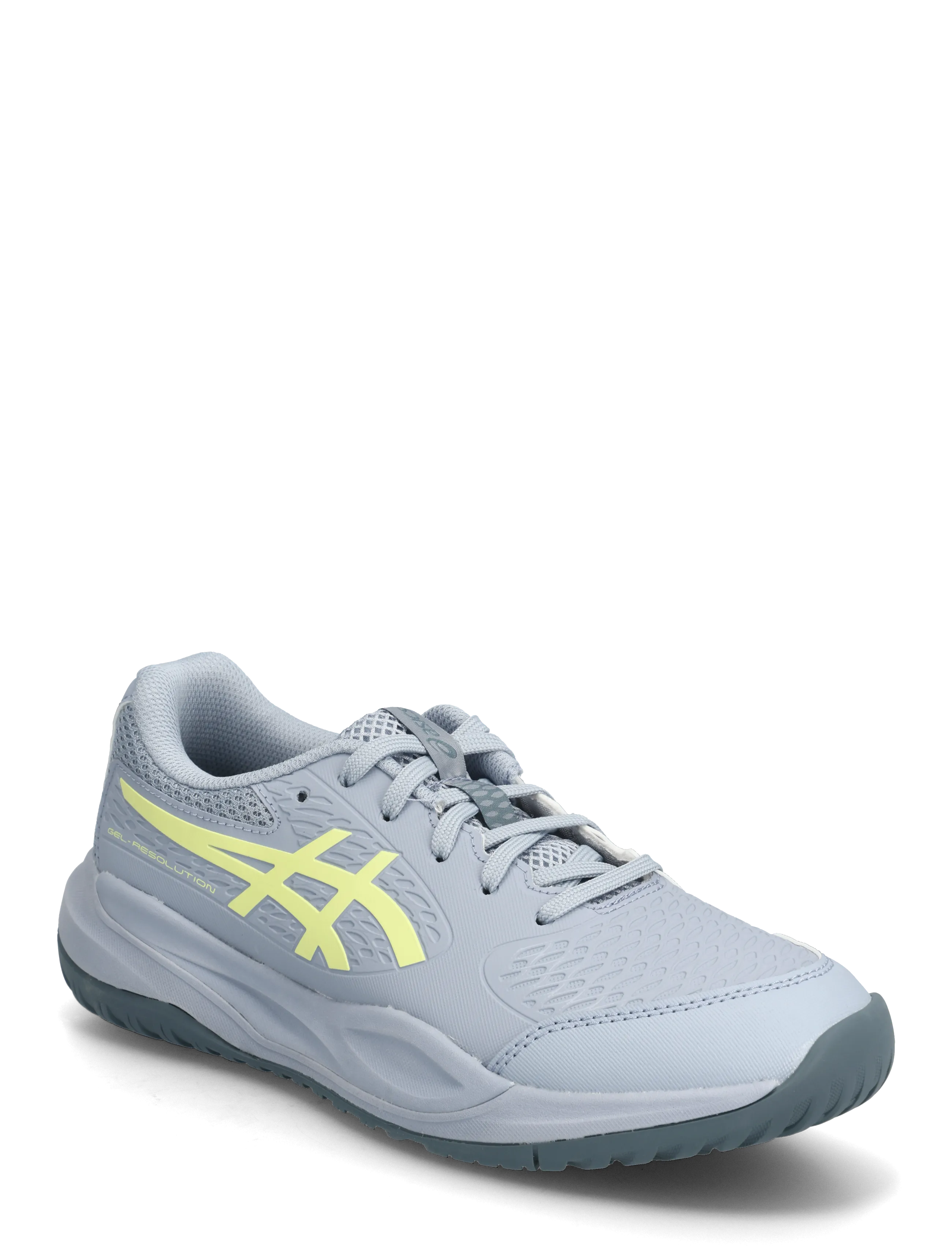 Asics GEL-RESOLUTION X GS - Reketisport - GREY BLUE/PISTACHIO / grey