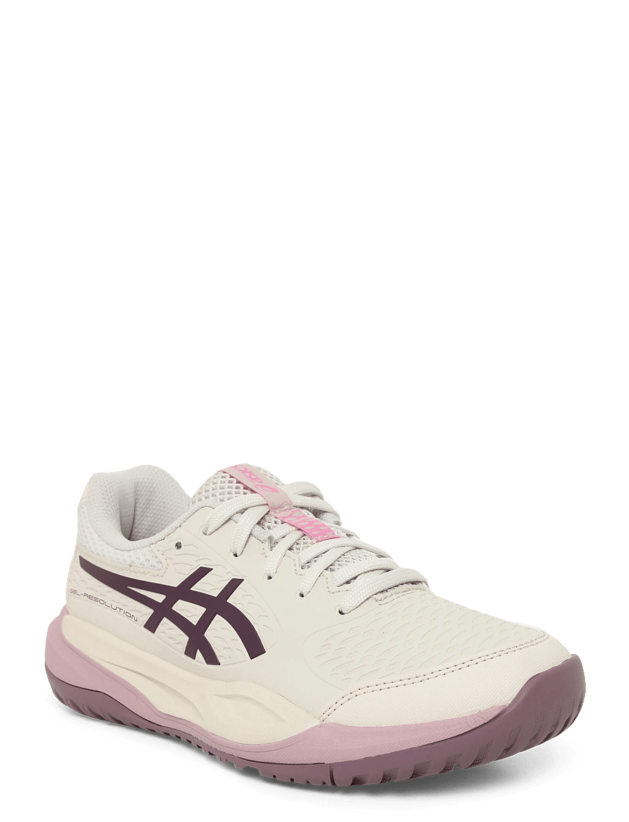 Asics - GEL-RESOLUTION X GS - chaussures de fitness - soft oat/dark aubergine - 0