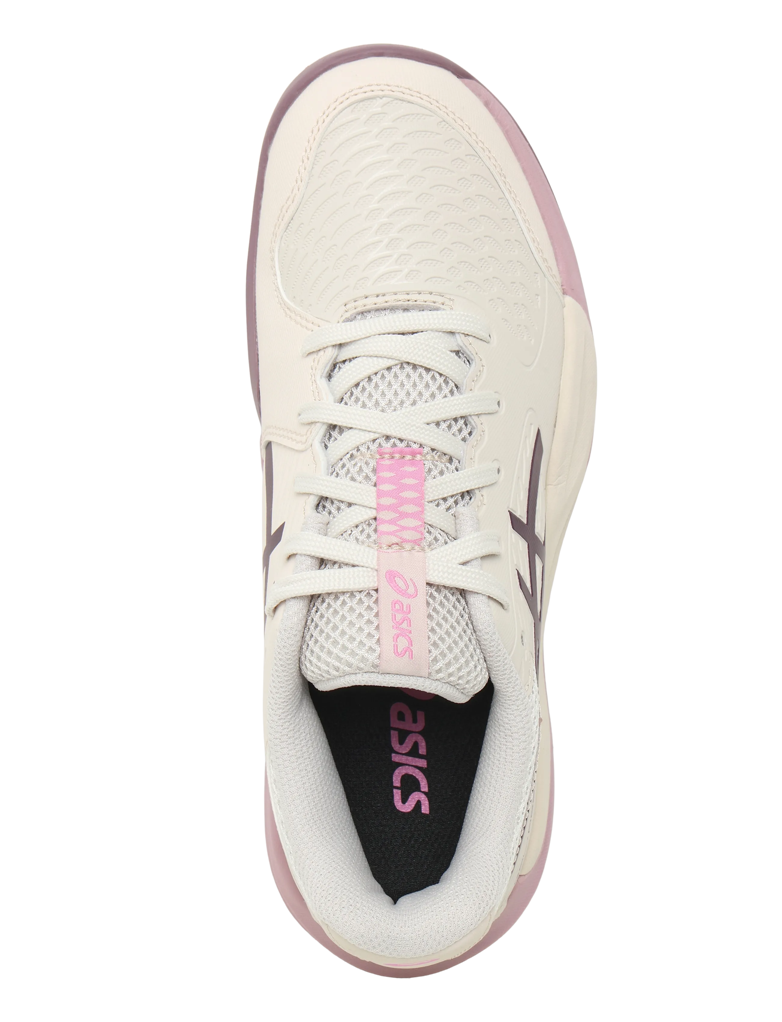 Asics - GEL-RESOLUTION X GS - training shoes - soft oat/dark aubergine - 3